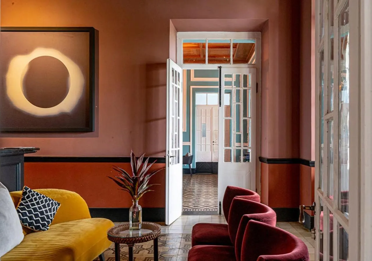 Lounge or bar in Roça Sundy - Principe Collection