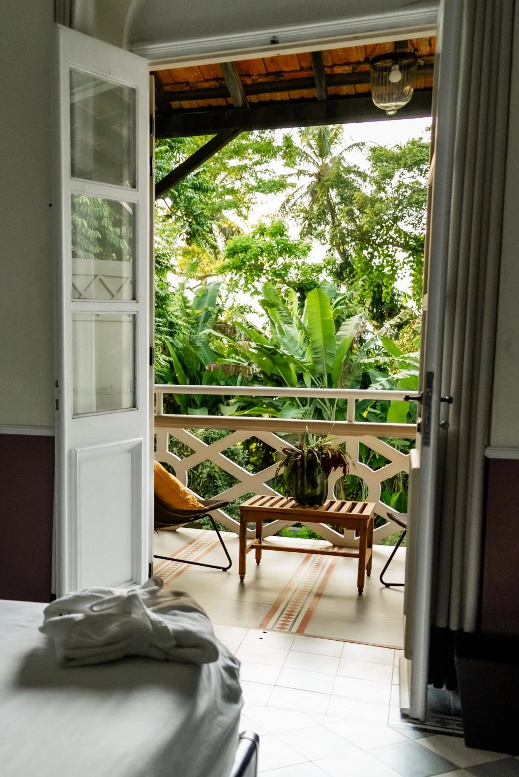 View (from property/room), Bed in Roça Sundy - Principe Collection