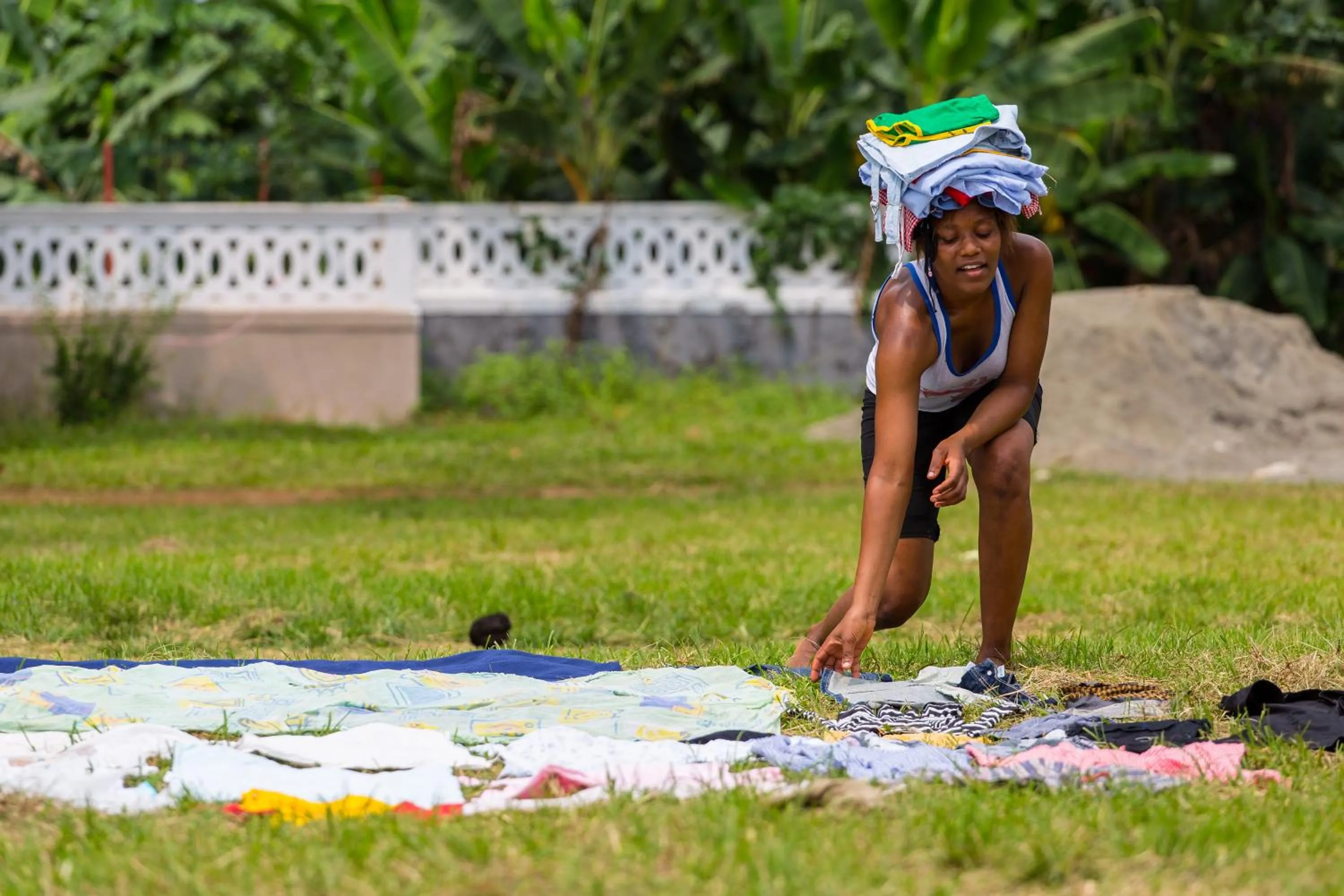 People in Roça Sundy - Principe Collection