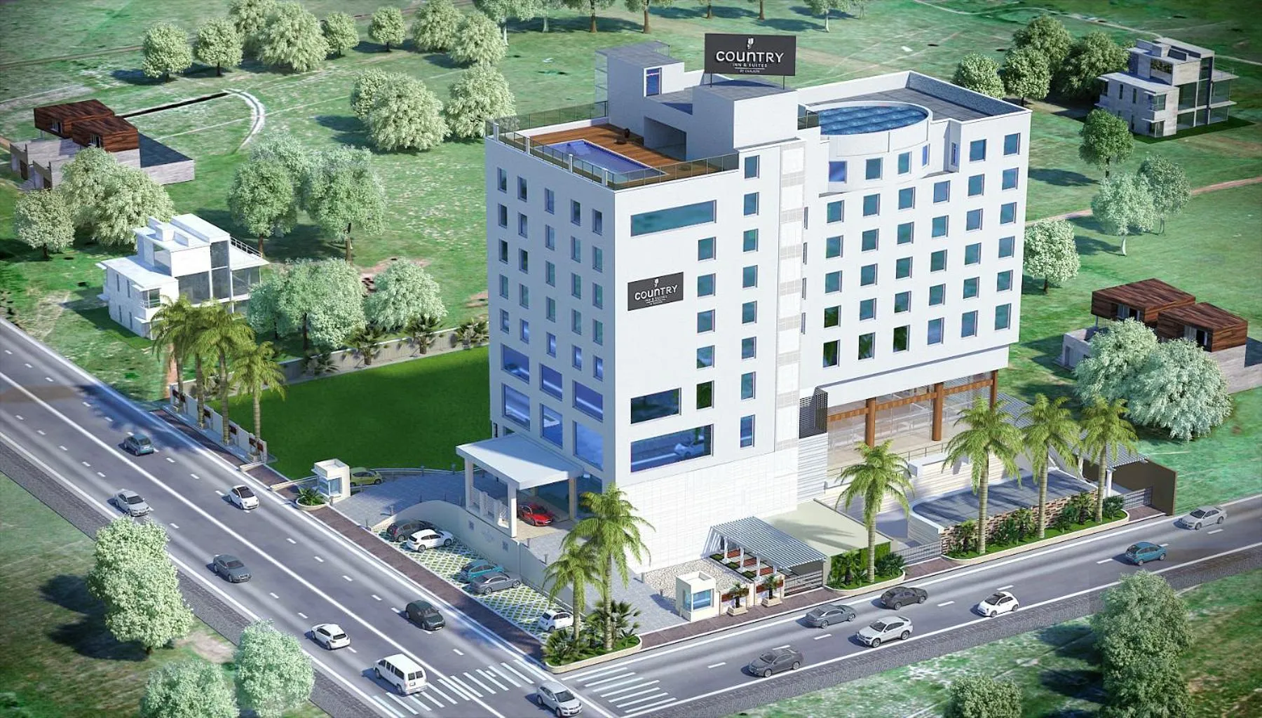 Bird's eye view in Country Inn & Suites by Radisson Kota