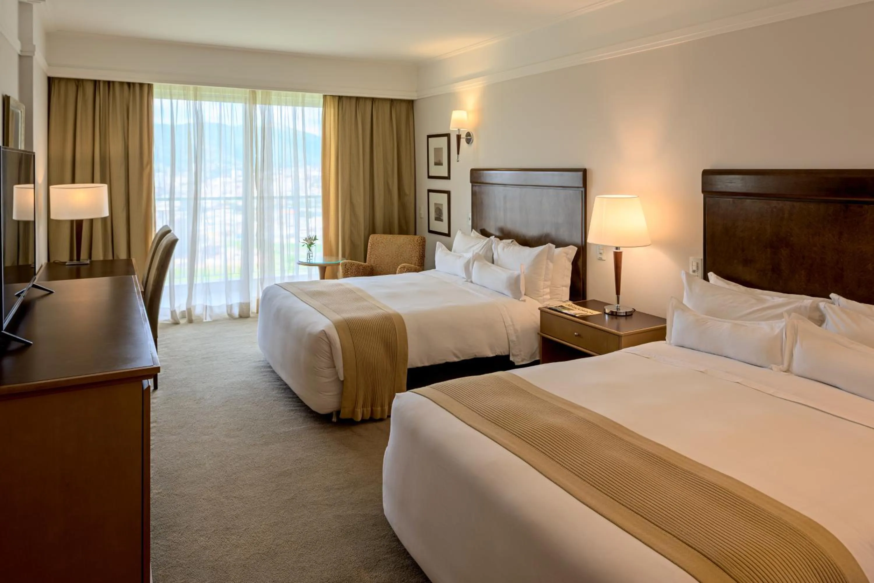 Bed in Bourbon Resort Atibaia