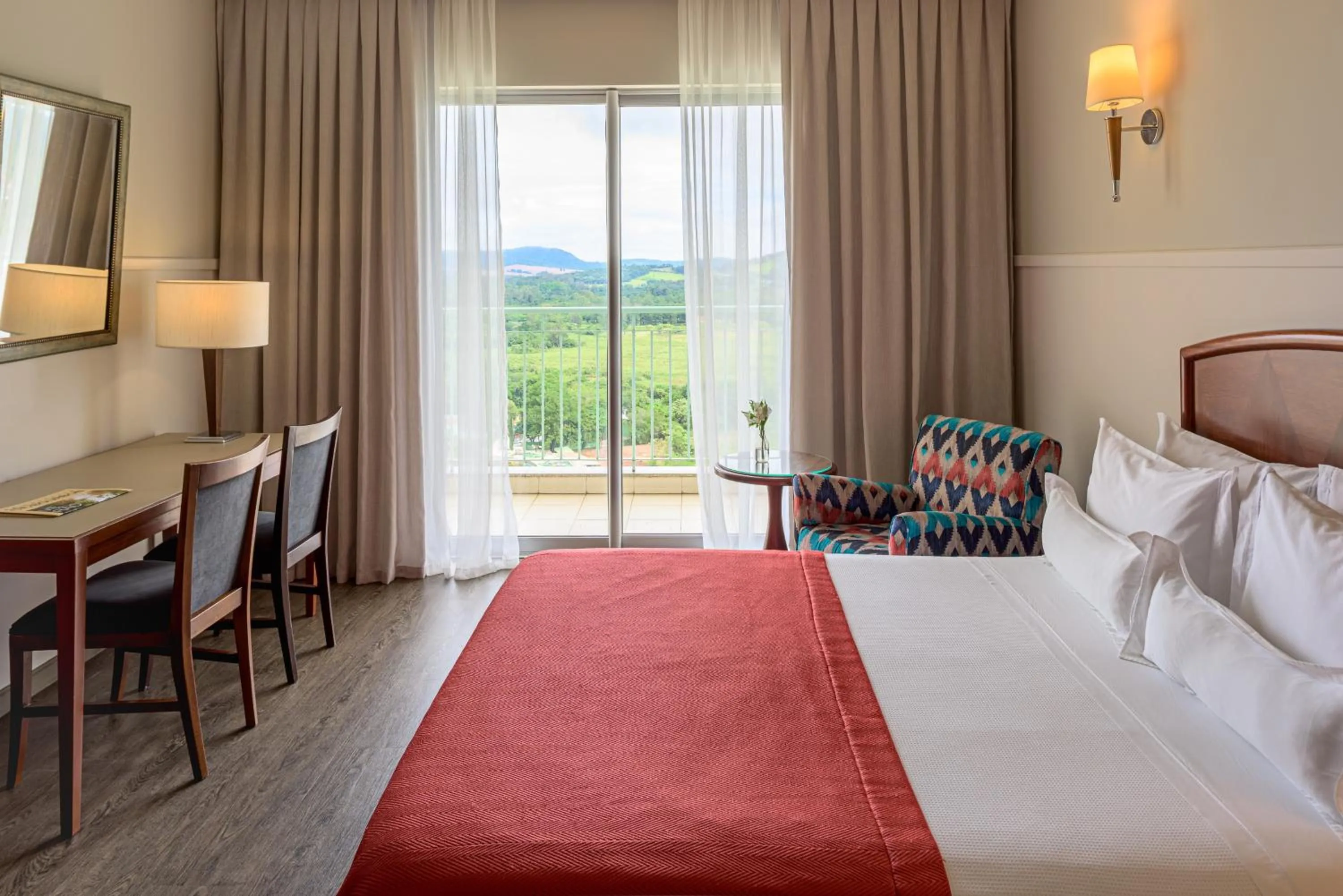 Bed in Bourbon Resort Atibaia