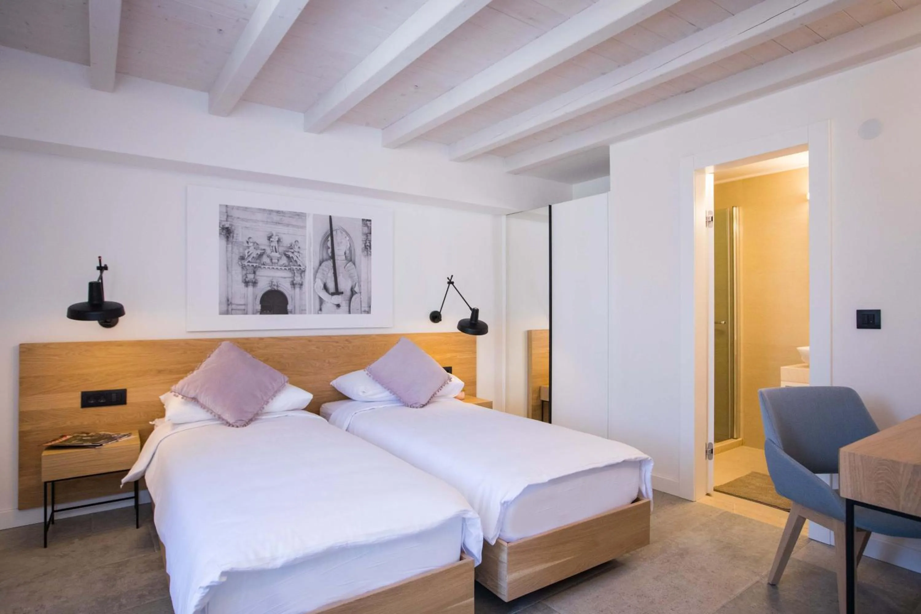 Bed in Bova Luxury Rooms