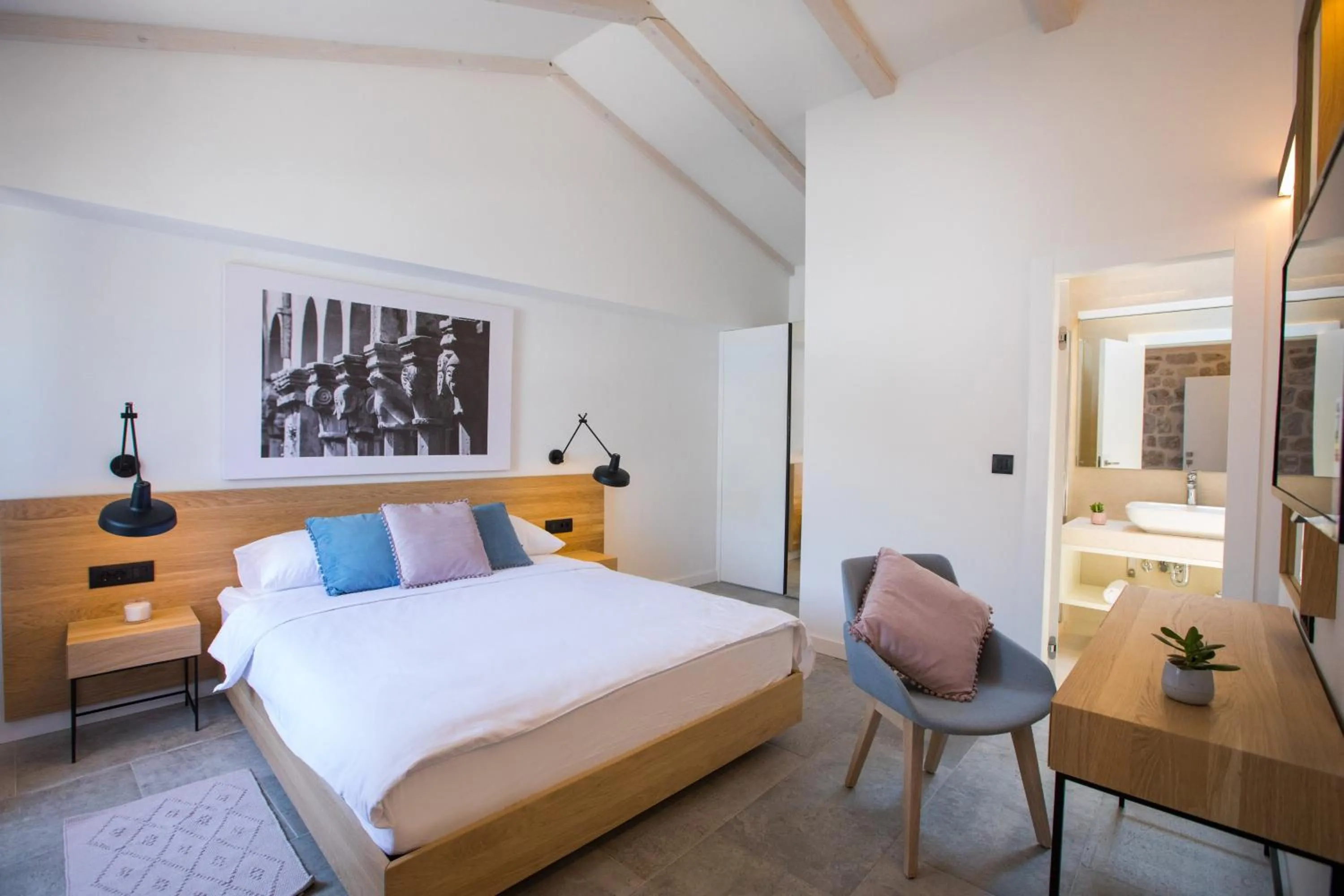 Bed in Bova Luxury Rooms