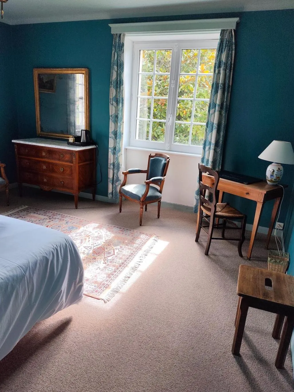 Photo of the whole room, Bed in Manoir Du Stang