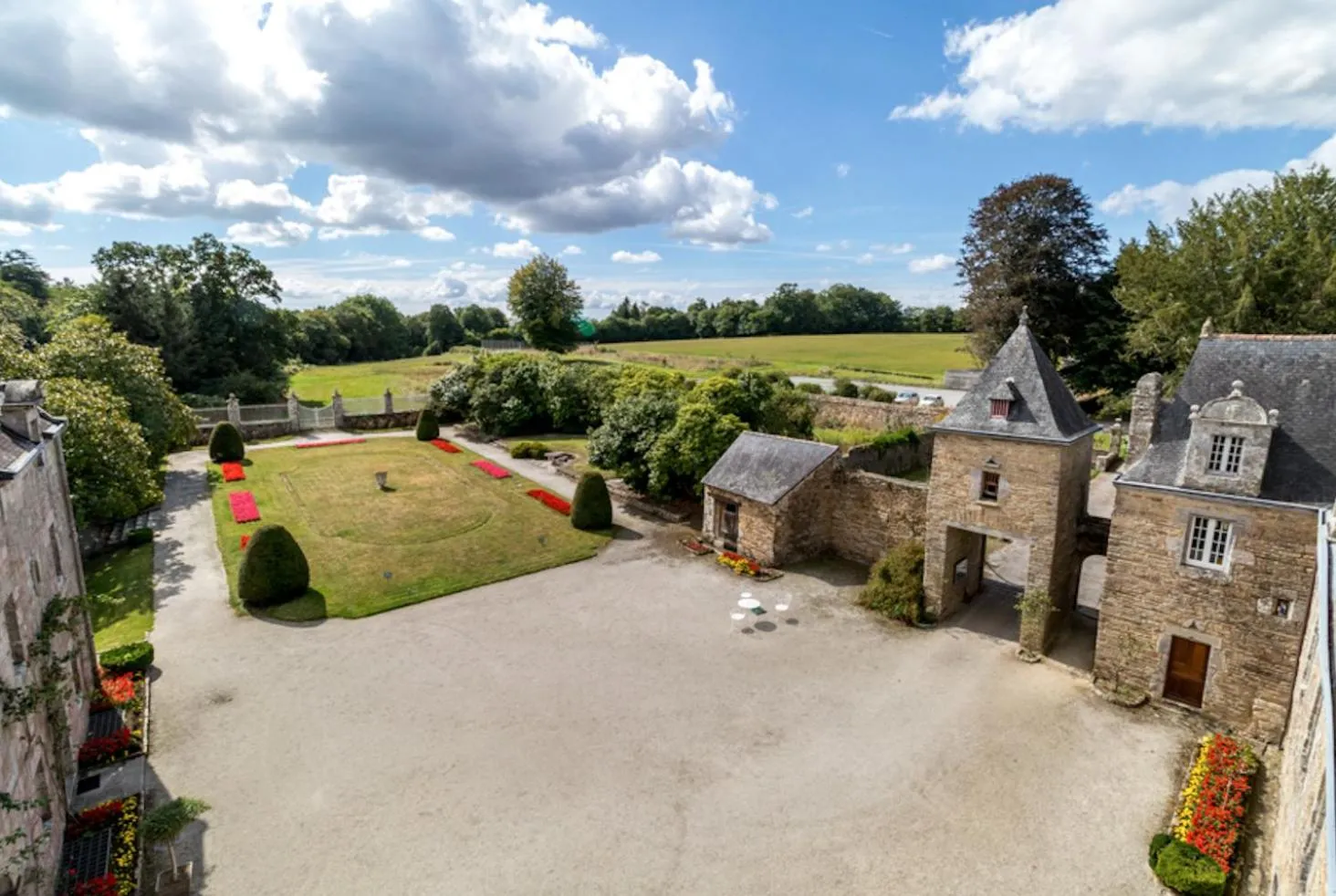 Garden in Manoir Du Stang