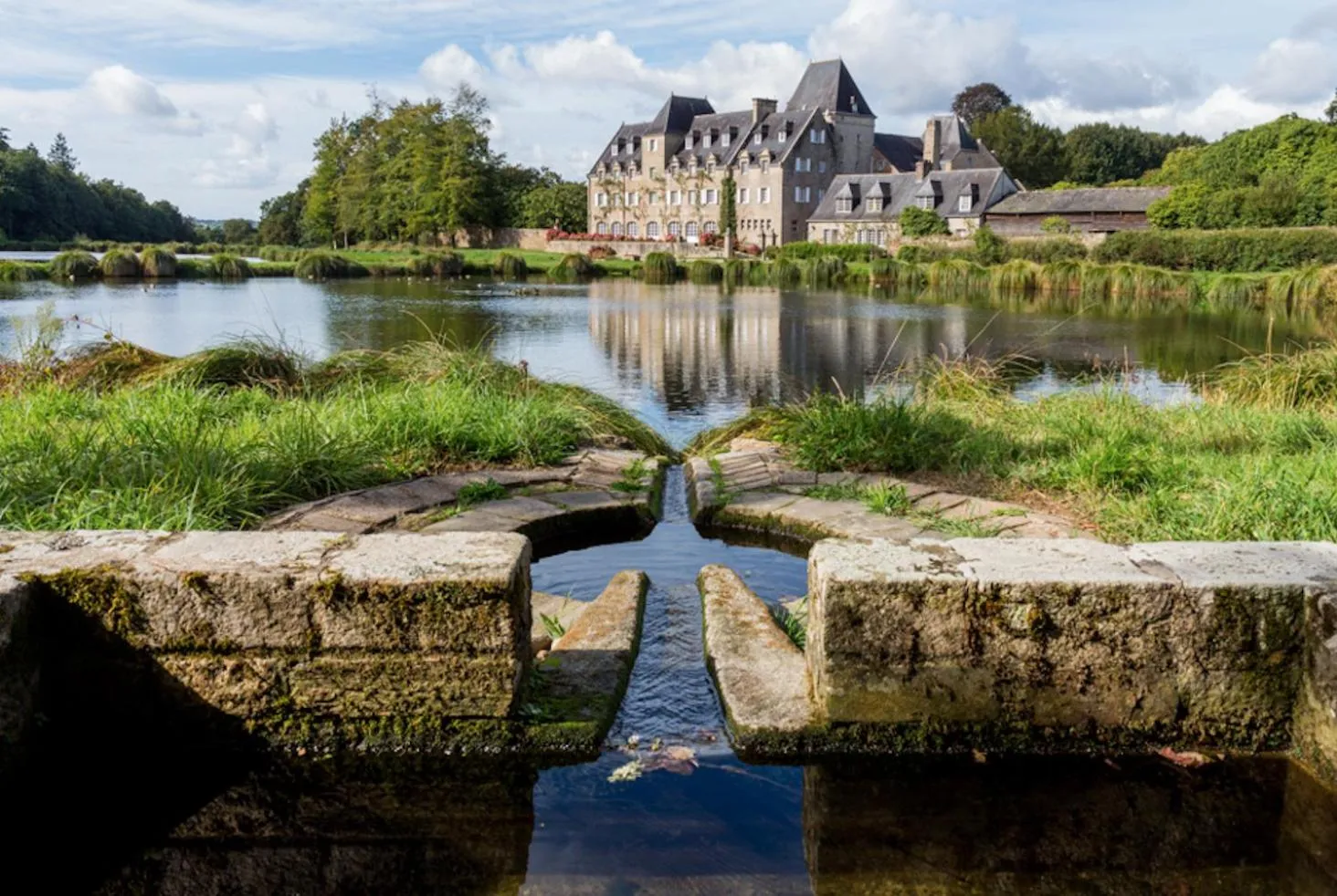 Garden in Manoir Du Stang