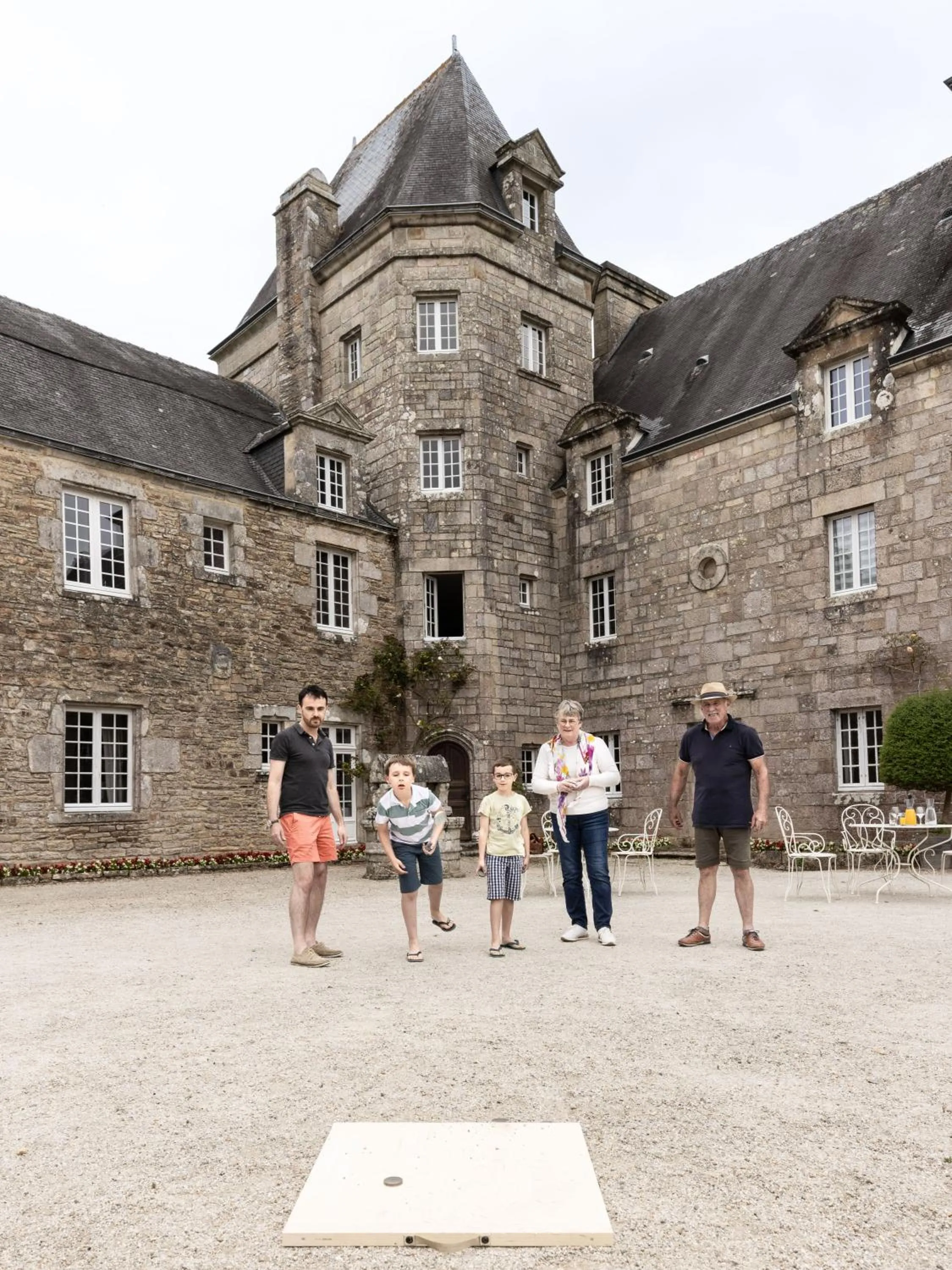 Children play ground in Manoir Du Stang