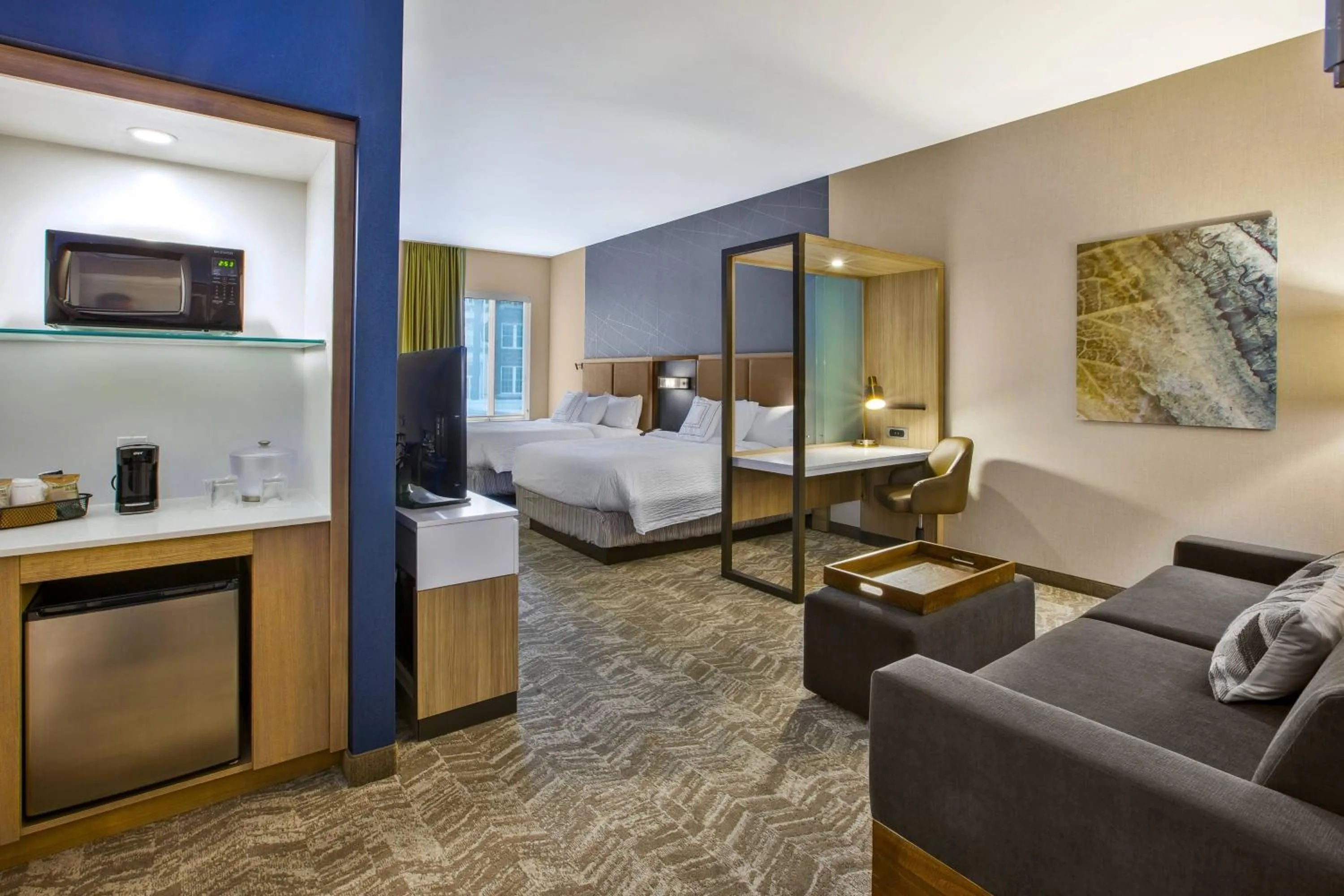 Bedroom, Bed in SpringHill Suites by Marriott Pittsburgh Butler/Centre City
