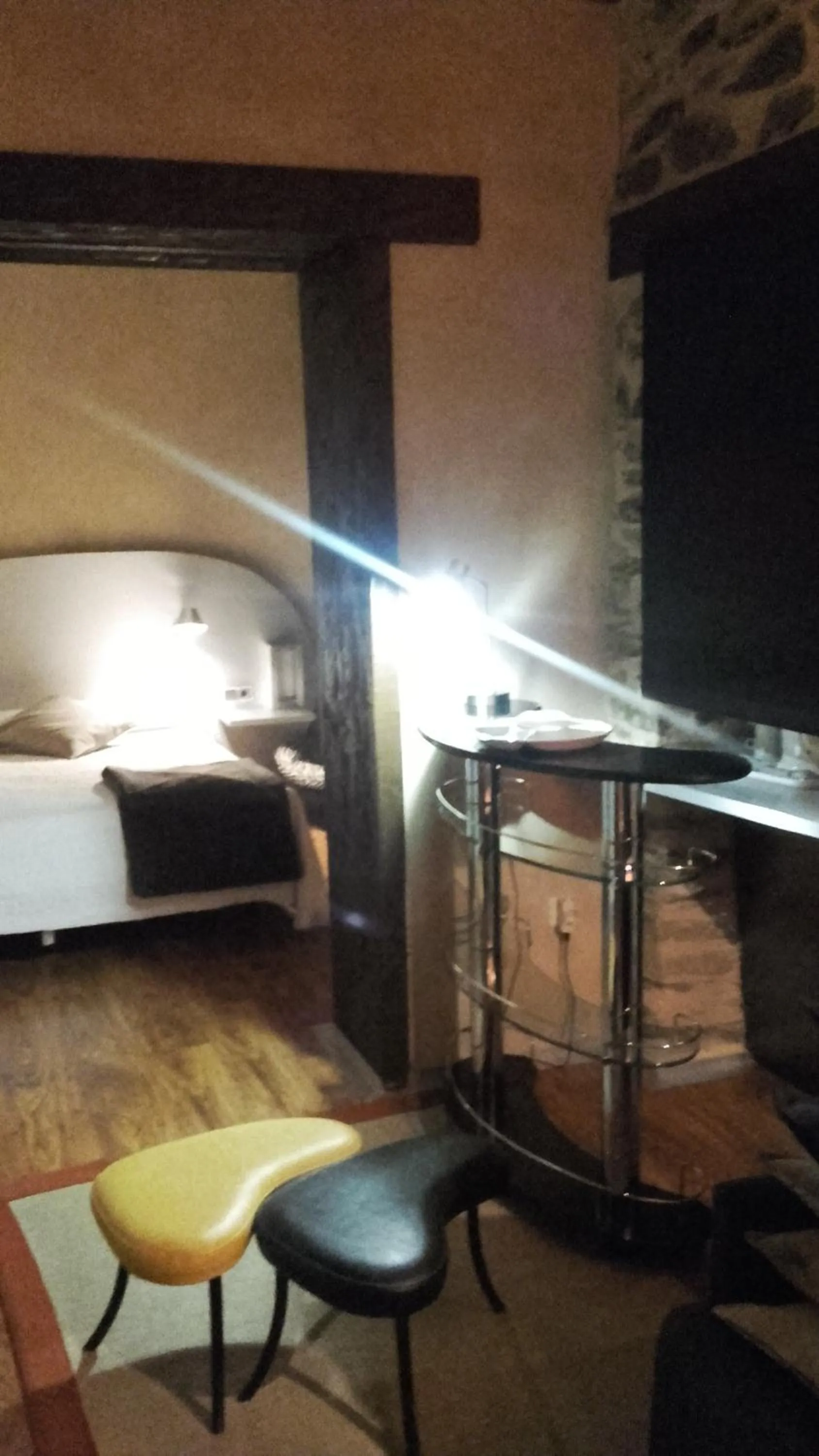 Seating area, Bed in Posada Real de Las Misas