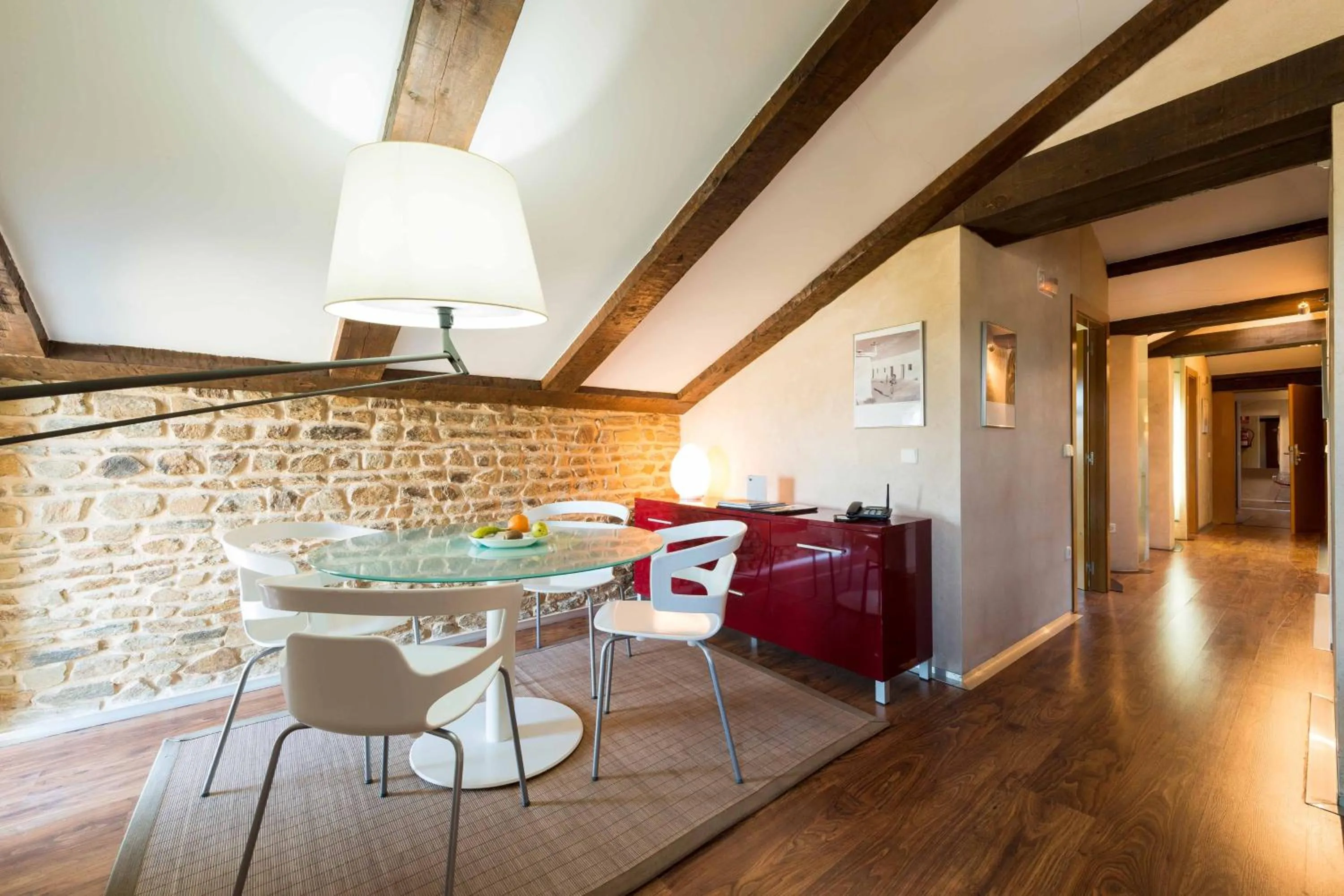 Living room in Posada Real de Las Misas