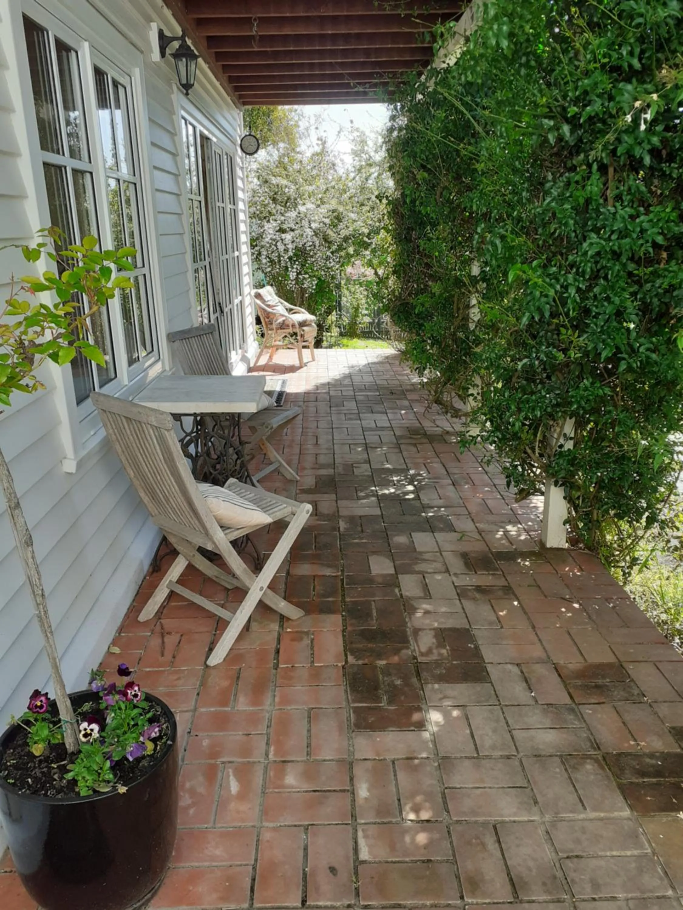 Balcony/Terrace in Magnolia Cottage