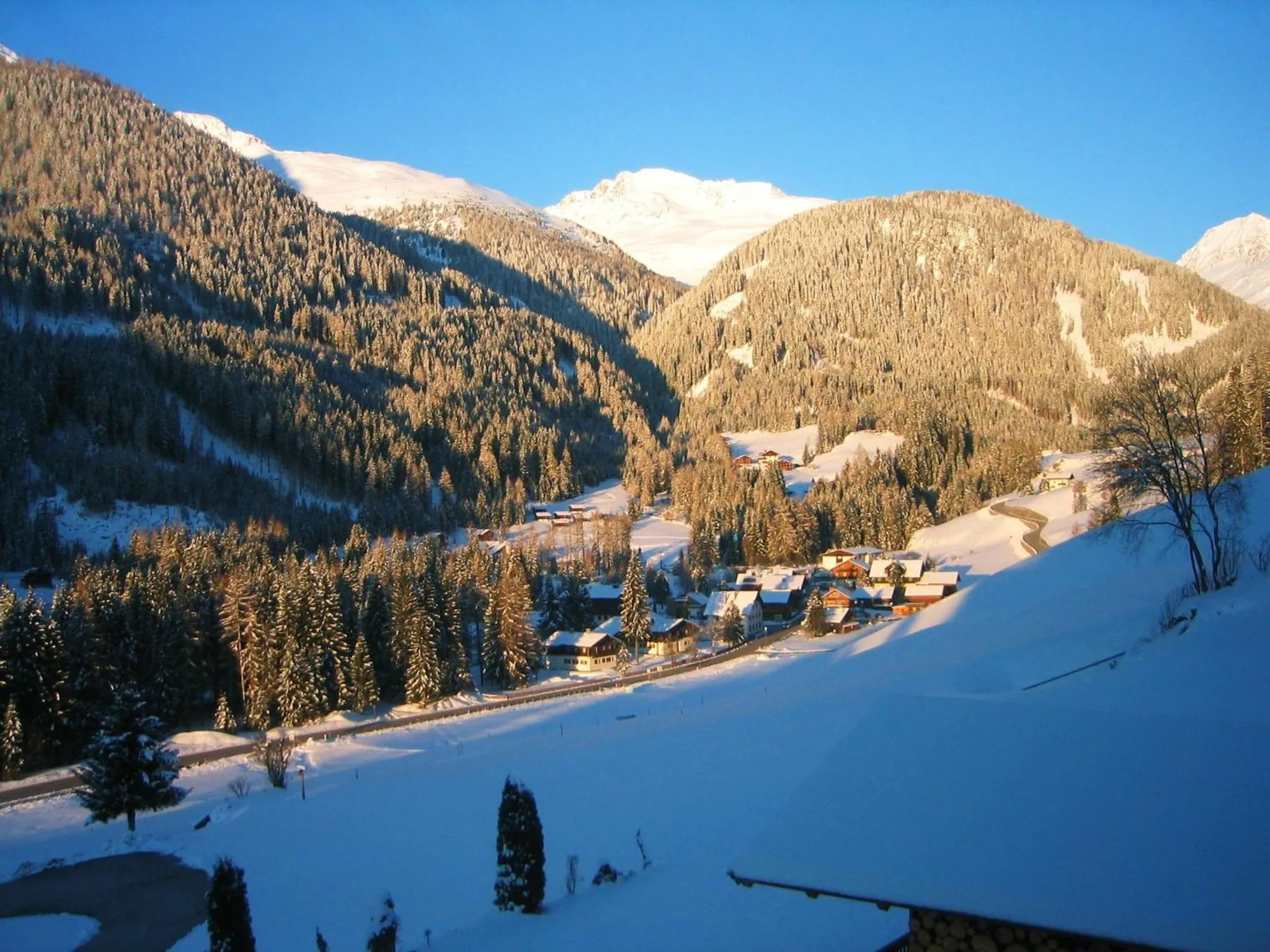 Mountain view in Ledererhof Apartments