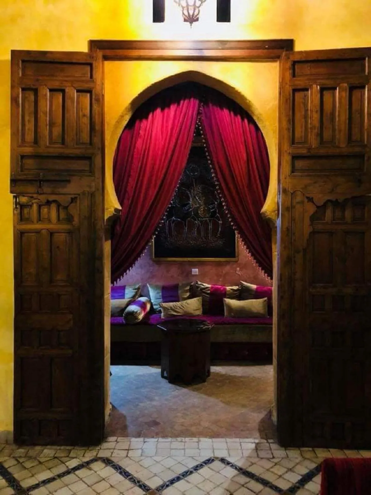 Lobby or reception in Riad Marlinea