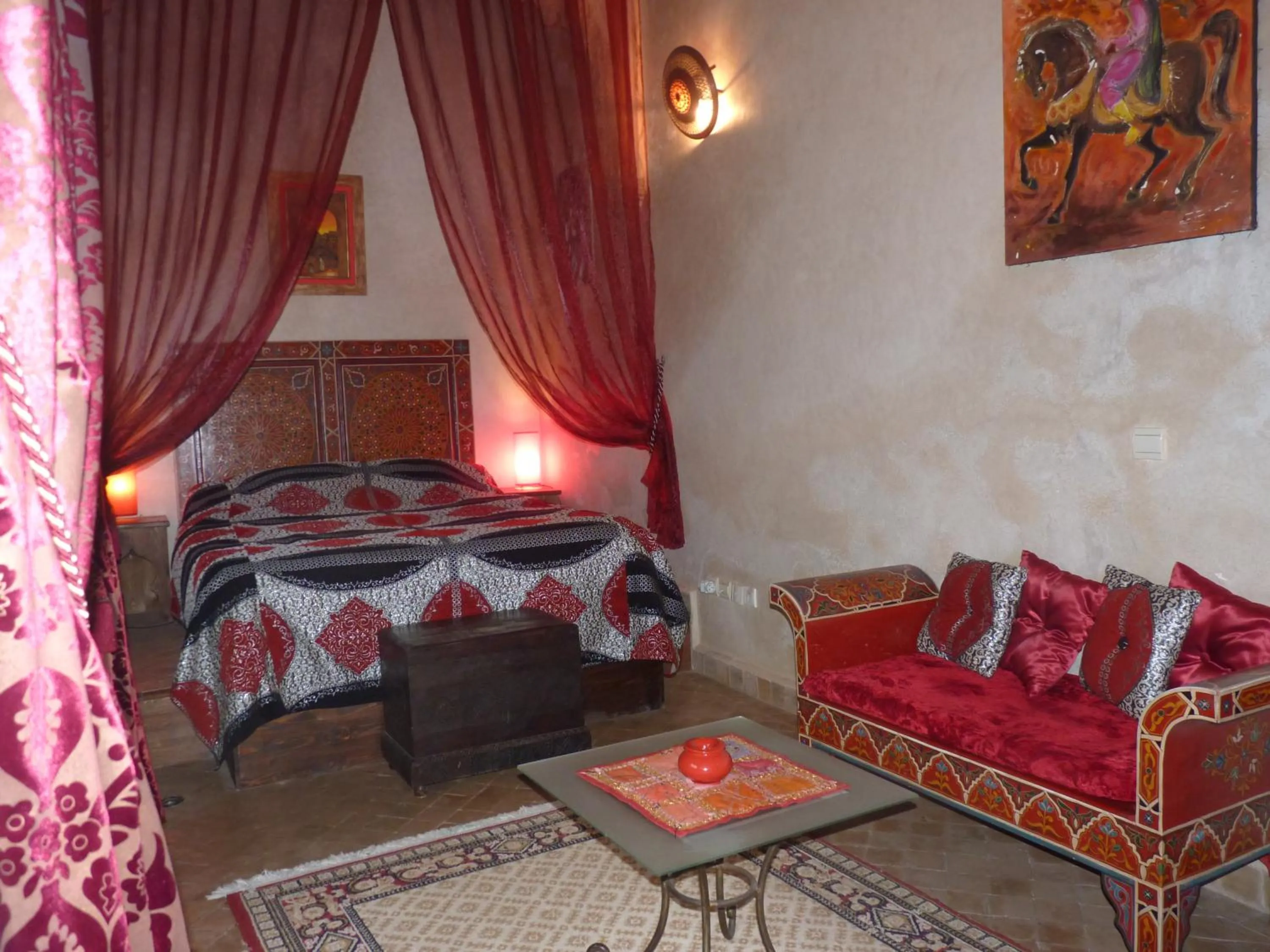 Bed in Riad Marlinea