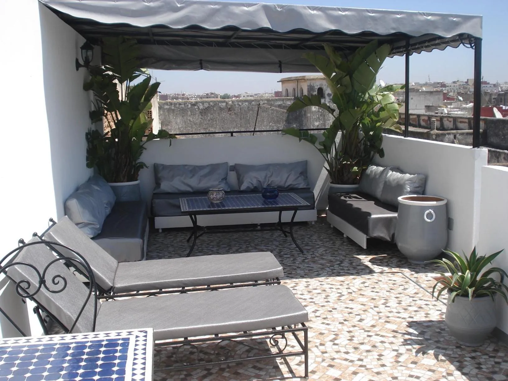 Patio in Riad Marlinea