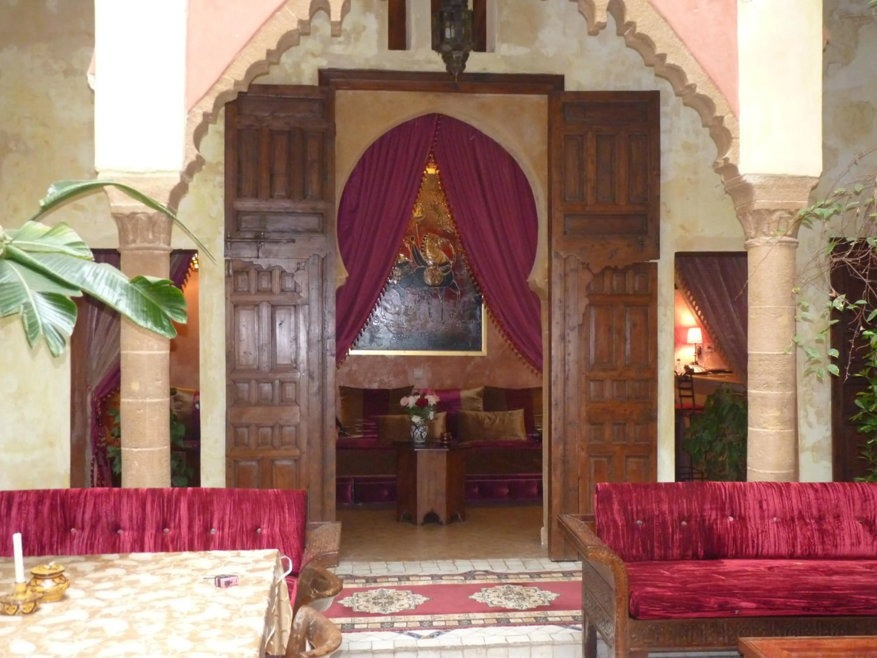 Decorative detail in Riad Marlinea