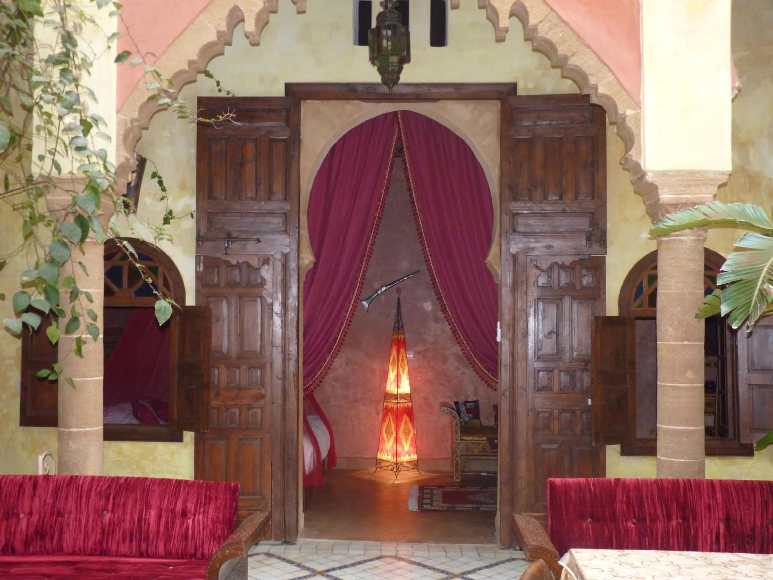 Decorative detail in Riad Marlinea