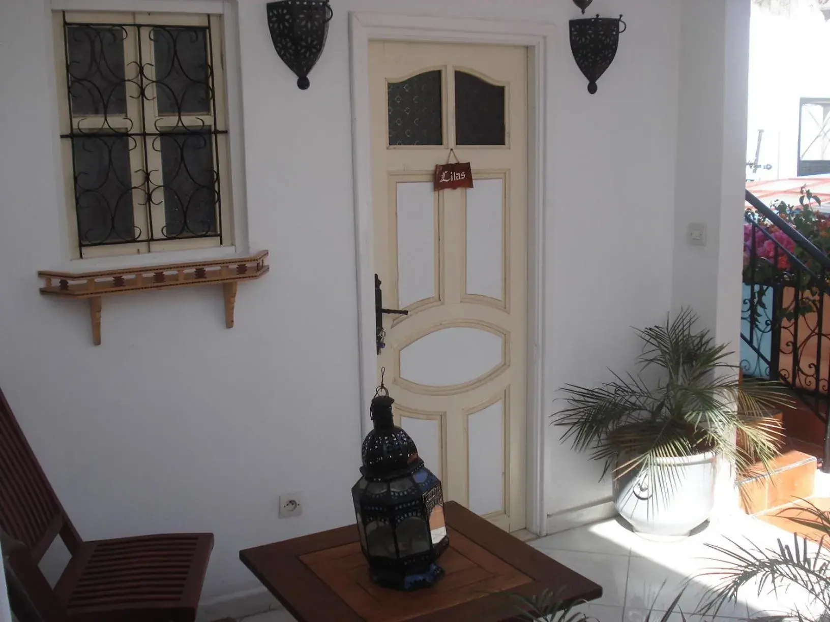 Facade/entrance in Riad Marlinea Facade/entrance in Riad Marlinea