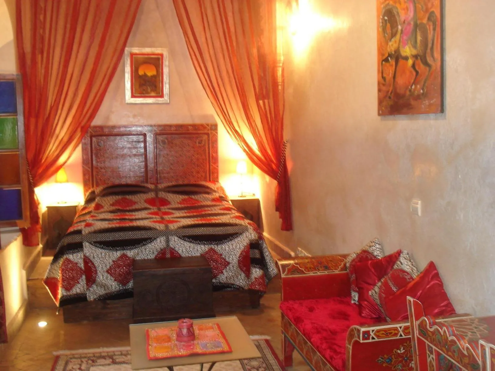 Photo of the whole room, Bed in Riad Marlinea