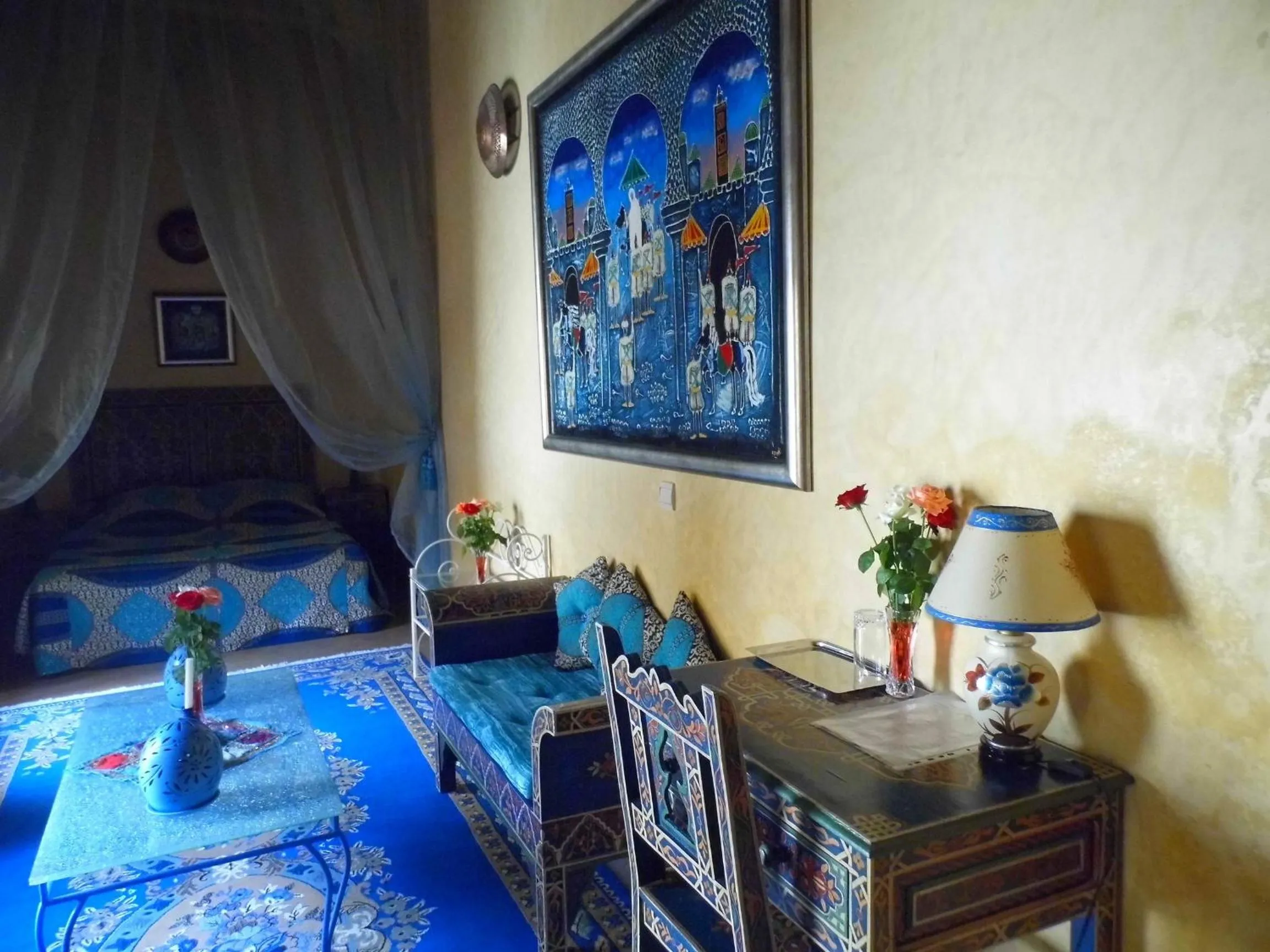 Photo of the whole room, Bed in Riad Marlinea