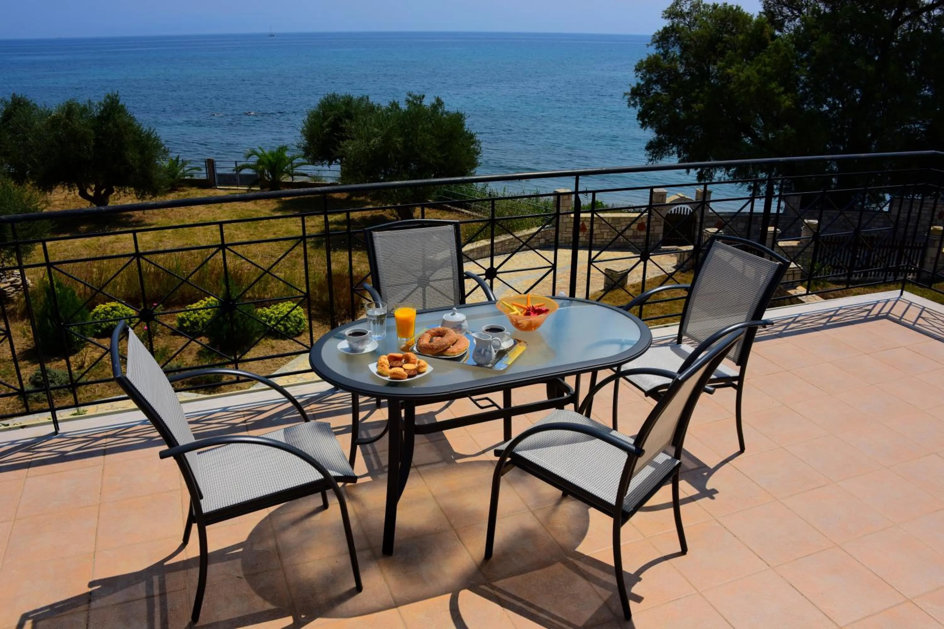 Balcony/Terrace in Villa Nostos