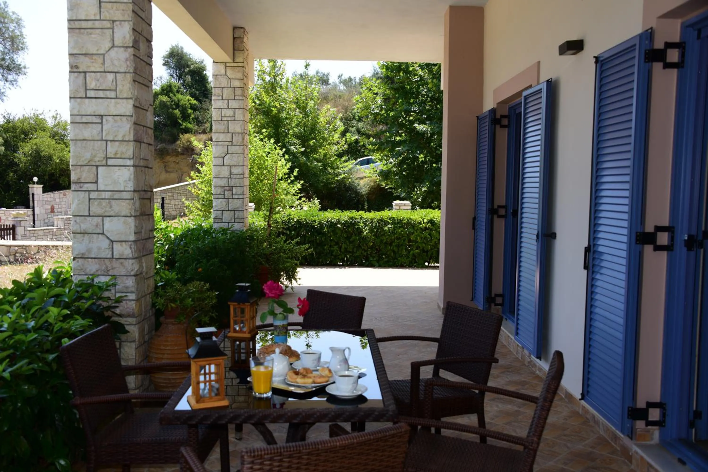 Patio in Villa Nostos