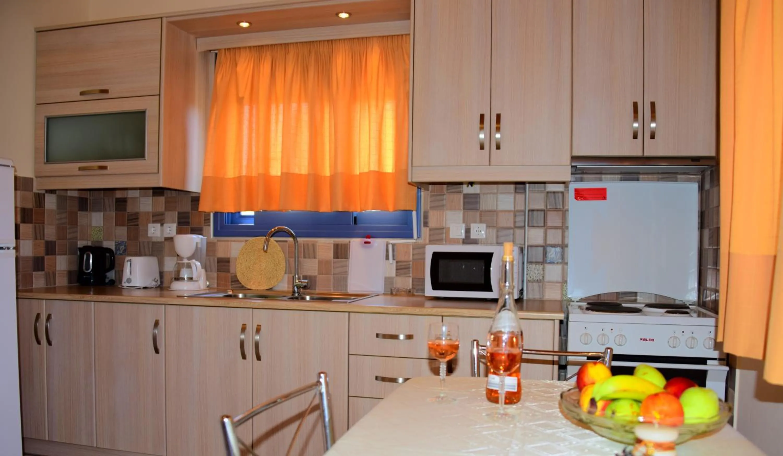 Kitchen or kitchenette in Villa Nostos