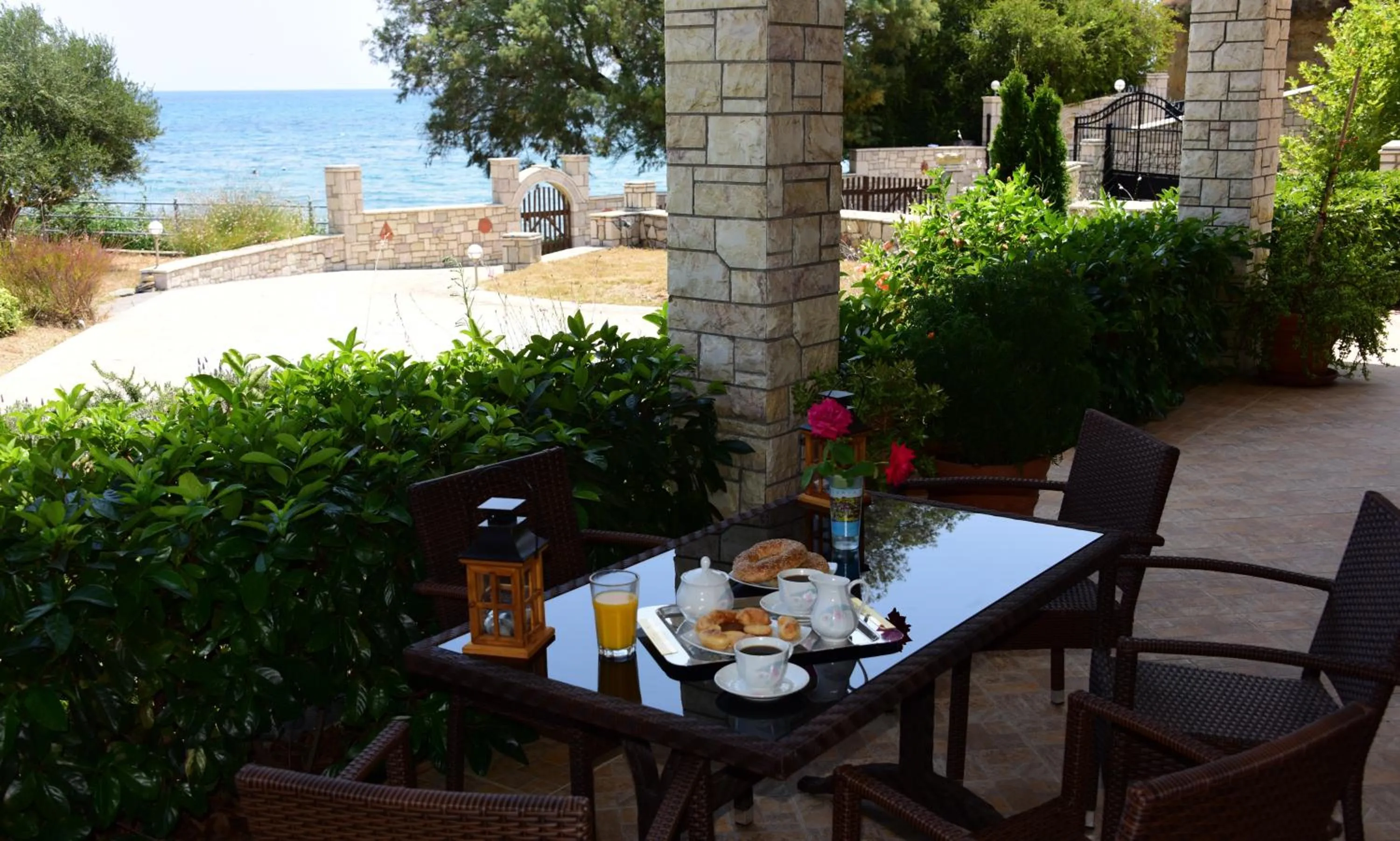 Patio in Villa Nostos