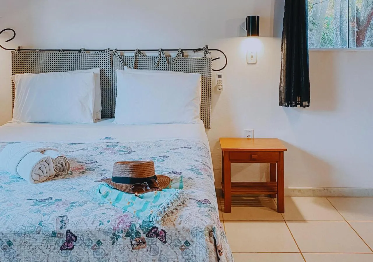 Patio, Bed in Calador Búzios Hotel