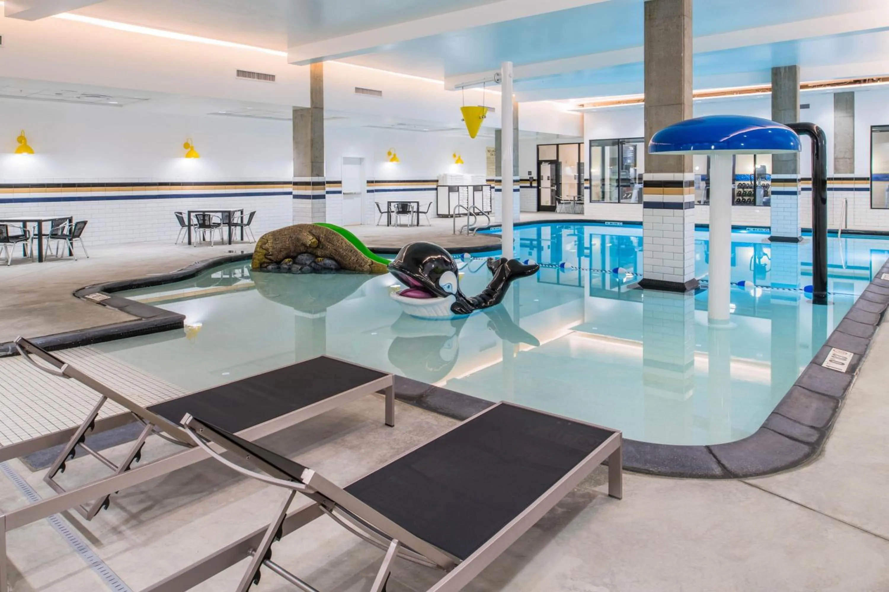 Pool view in Hampton Inn And Suites By Hilton Portland-Pearl District