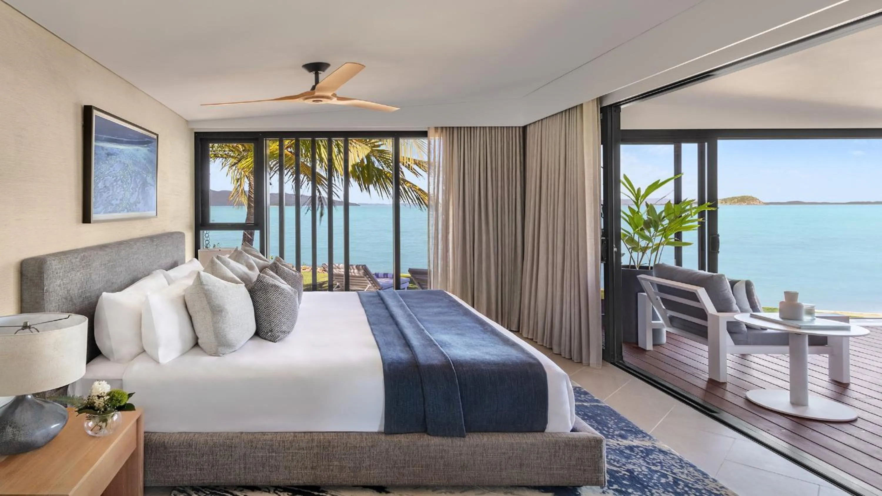 Bedroom, Bed in InterContinental Hayman Great Barrier Reef