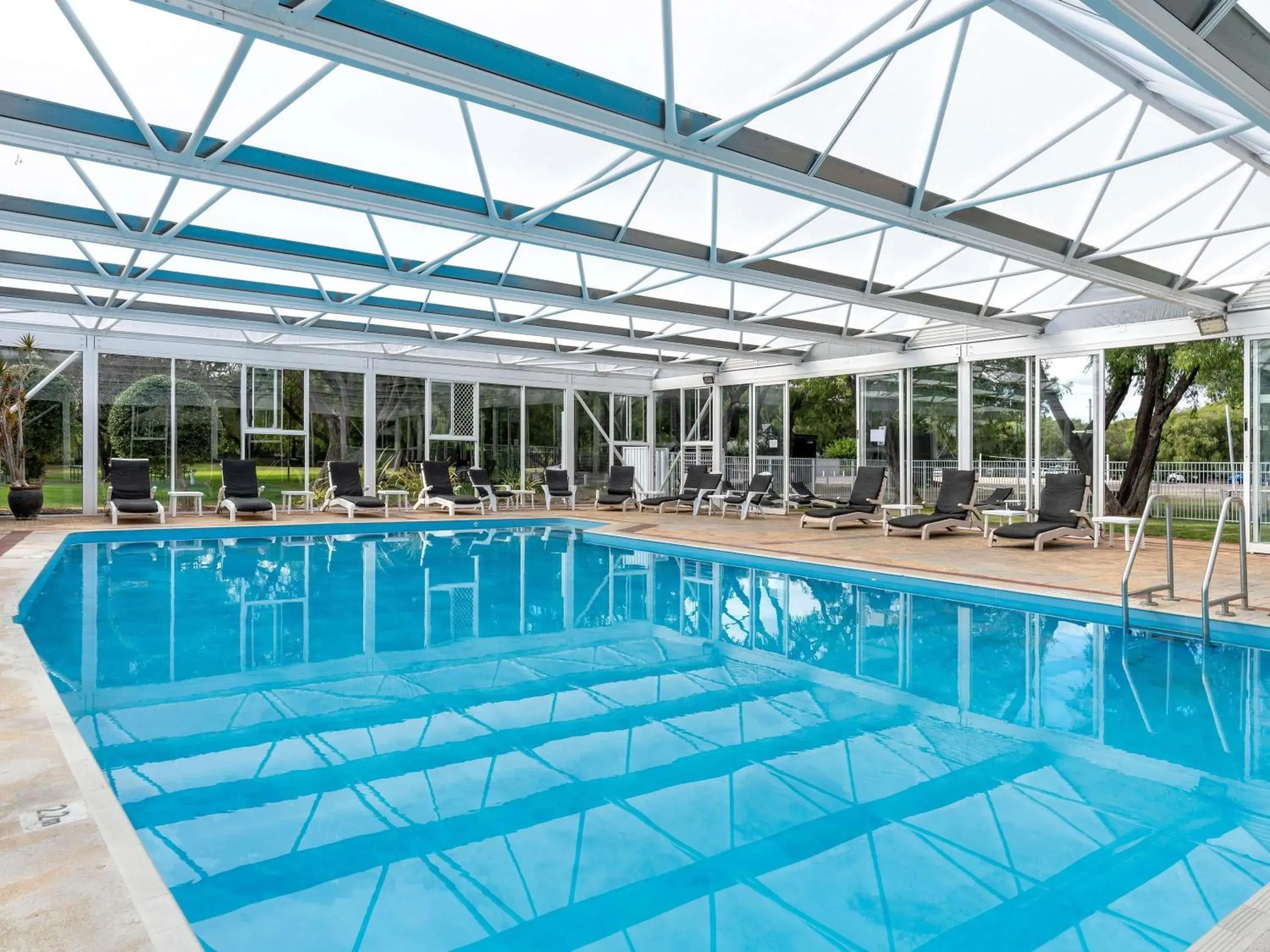 Pool view in Bayview Geographe Resort Pool view in Bayview Geographe Resort