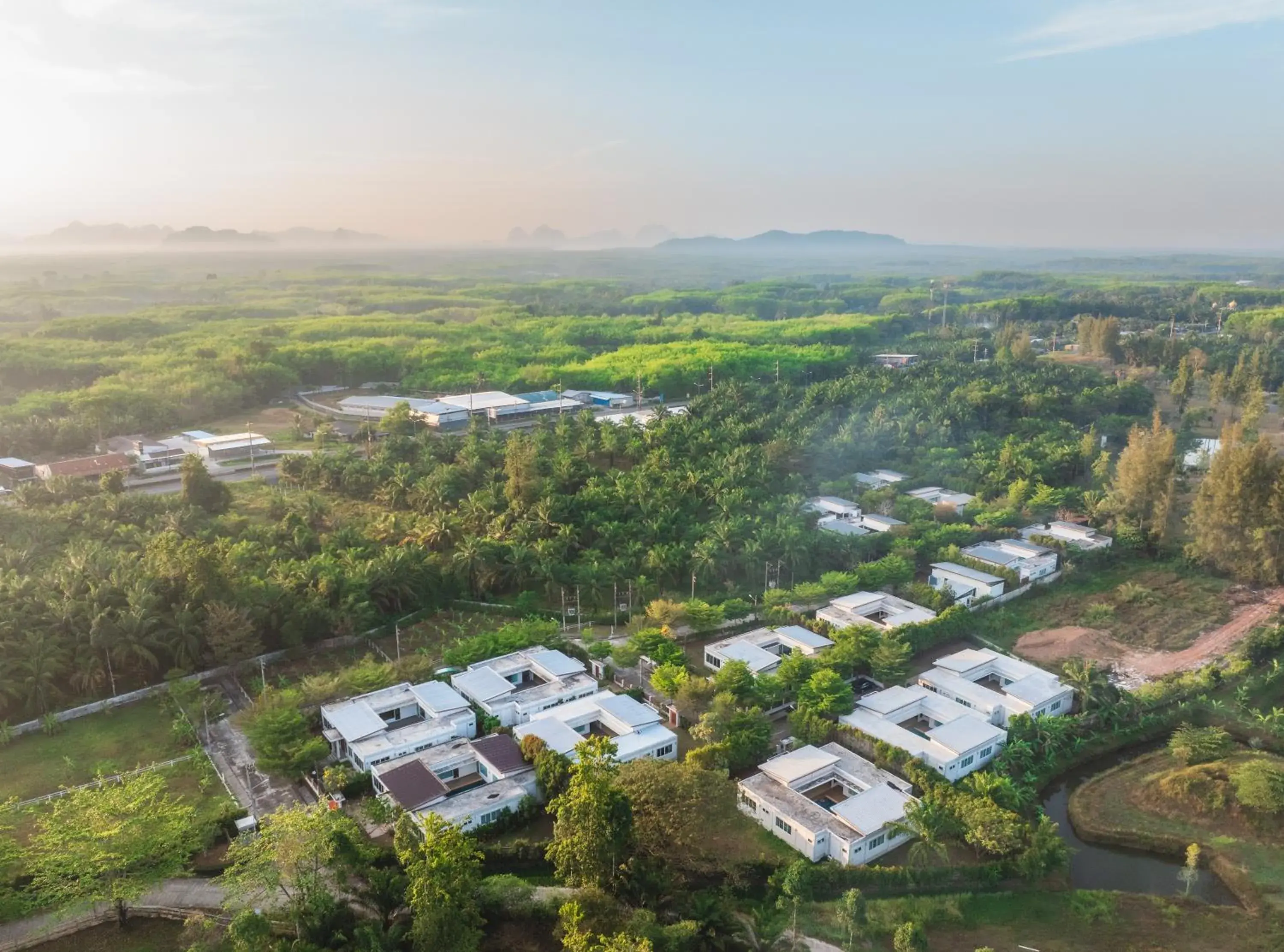 Bird's eye view in Bor Saen Pool Villa Bird's eye view in Bor Saen Pool Villa