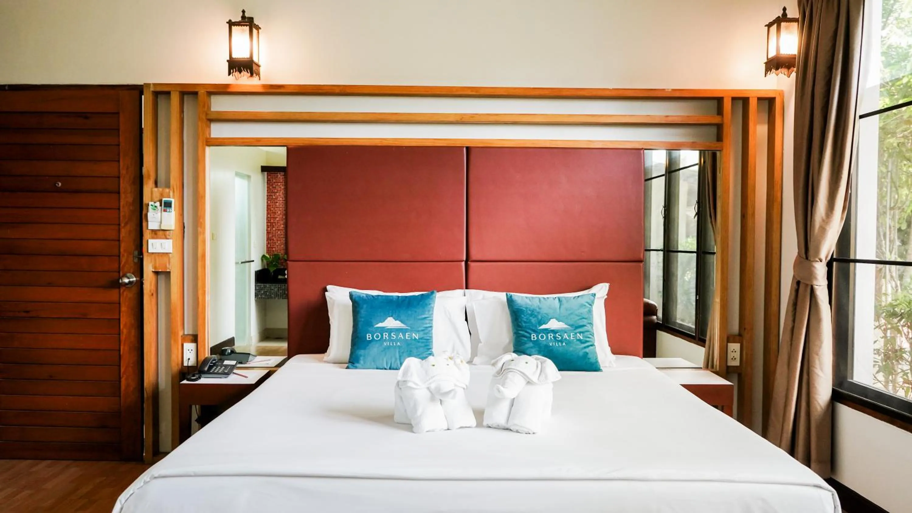 Photo of the whole room, Bed in Bor Saen Pool Villa