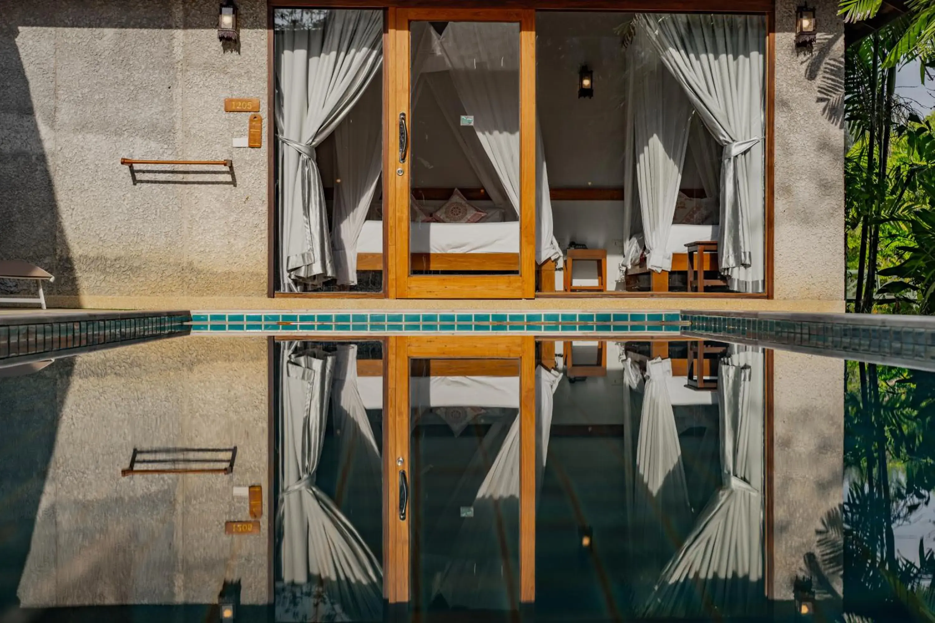 Pool view in Bor Saen Pool Villa Pool view in Bor Saen Pool Villa