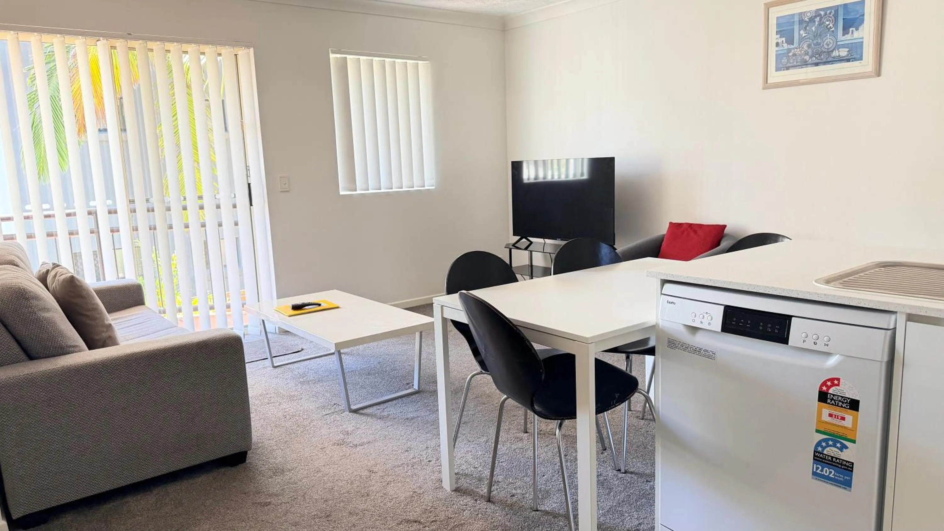 Living room in Santana Resort Surfers Paradise