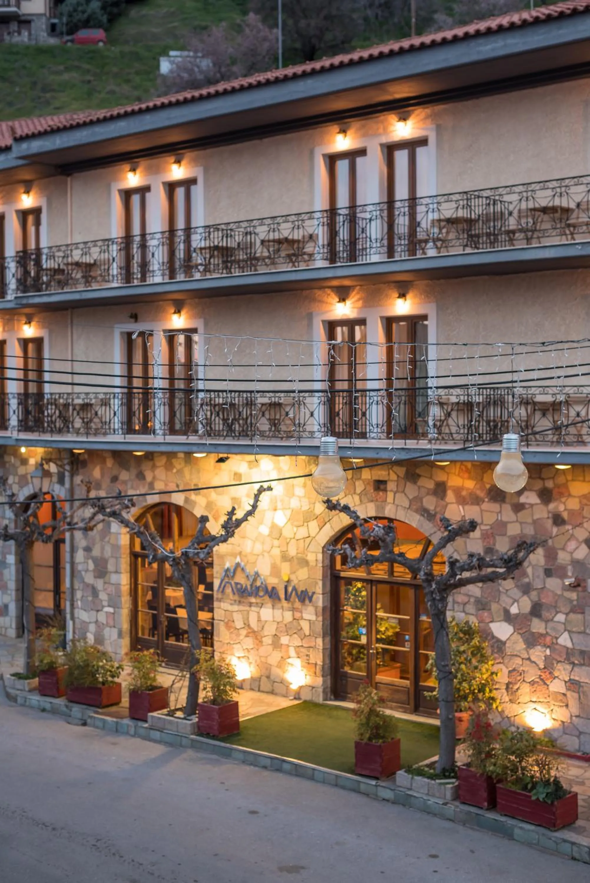 Property building in Arahova Inn Hotel