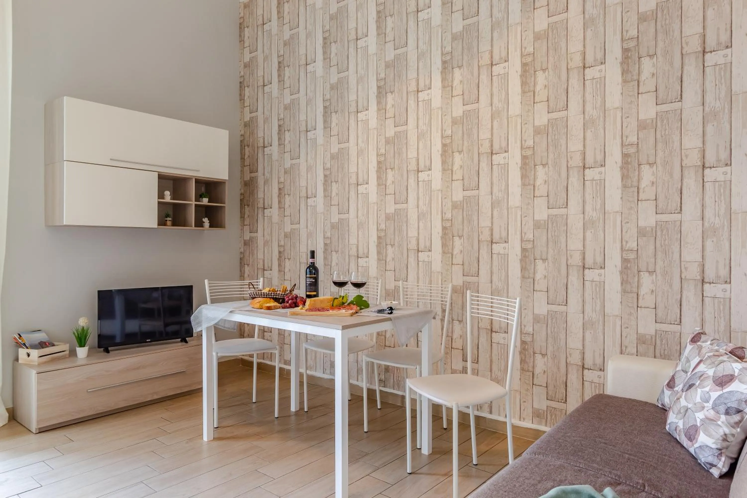 Living room in La Casa Rosa