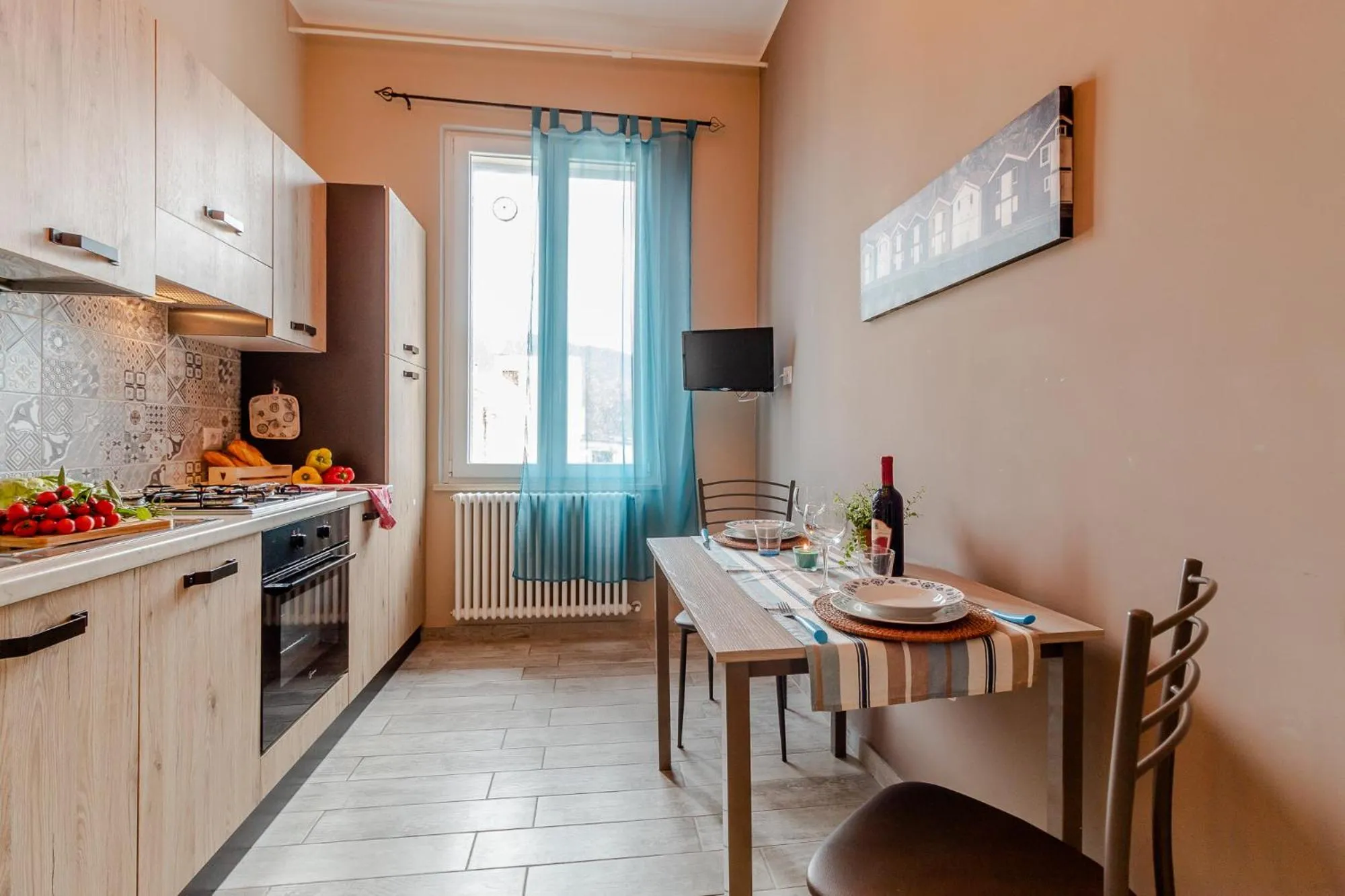 Dining area in La Casa Rosa