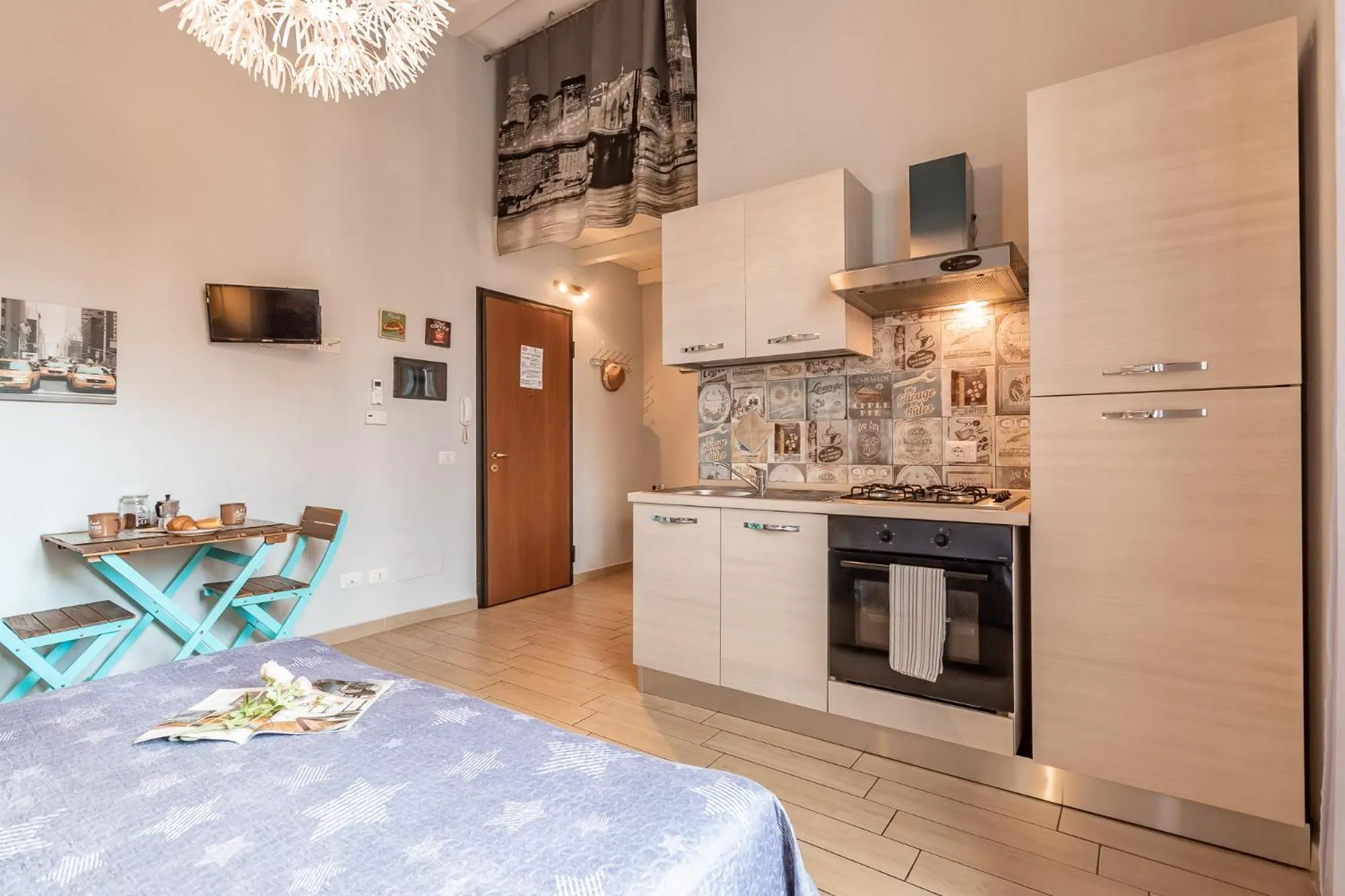 Kitchen or kitchenette in La Casa Rosa