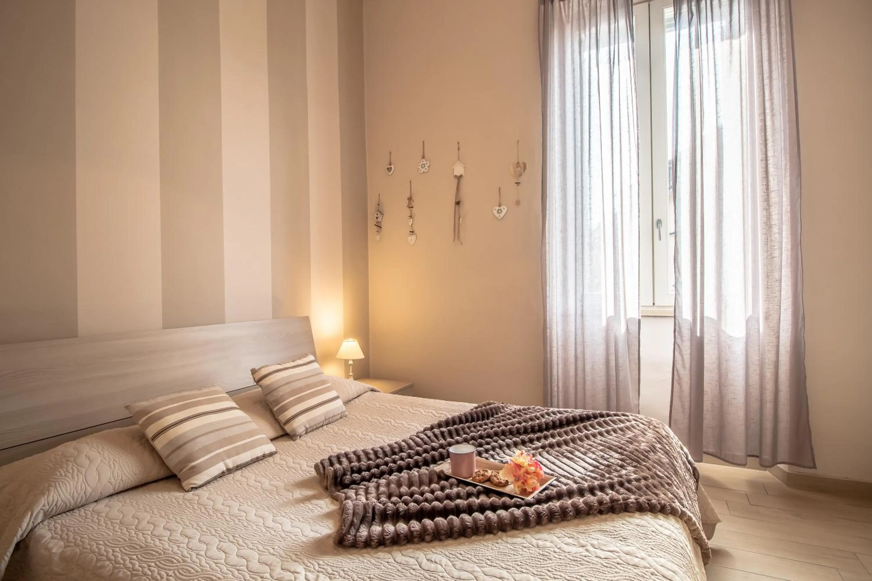 Bedroom, Bed in La Casa Rosa