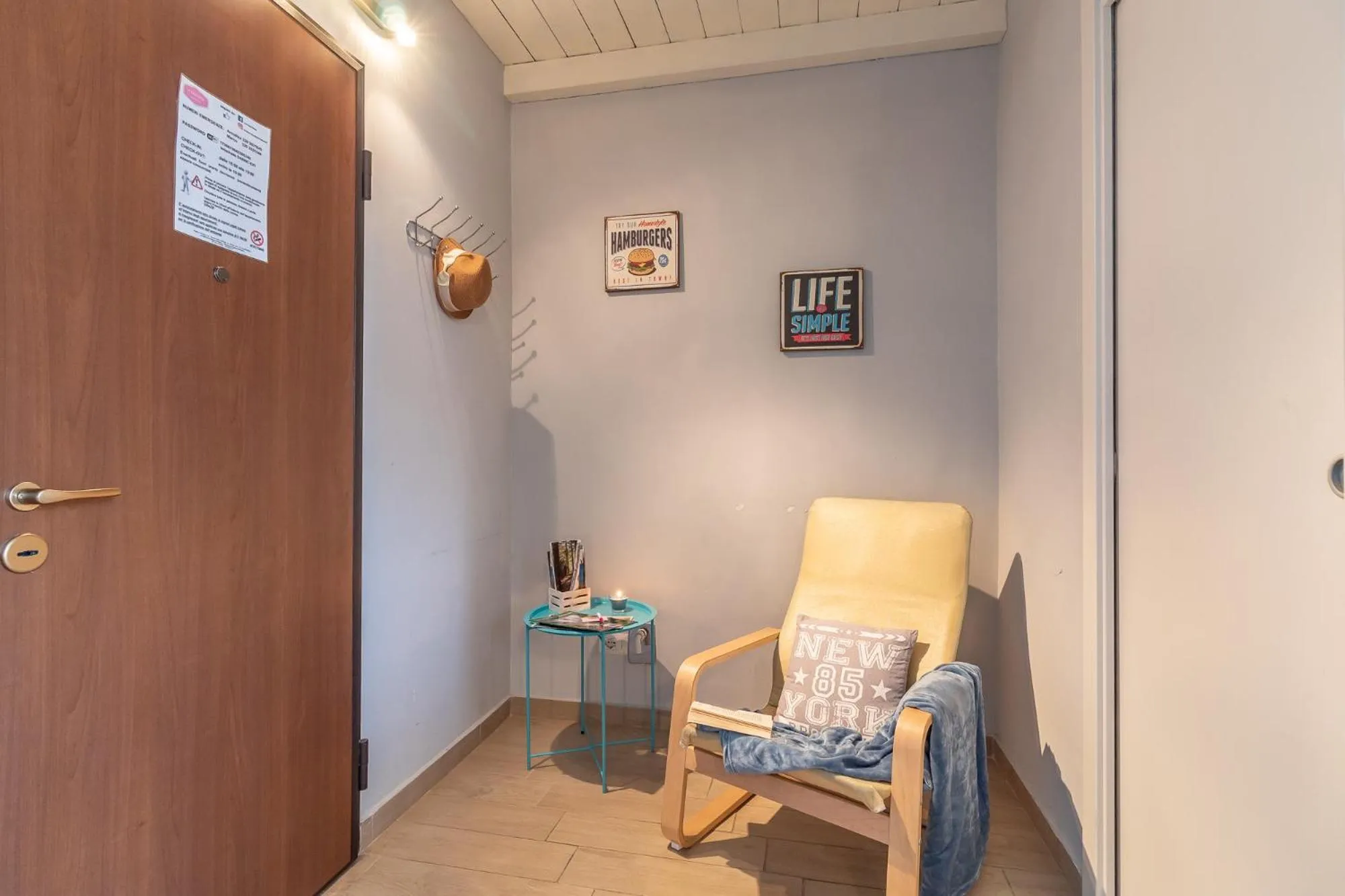 Living room in La Casa Rosa