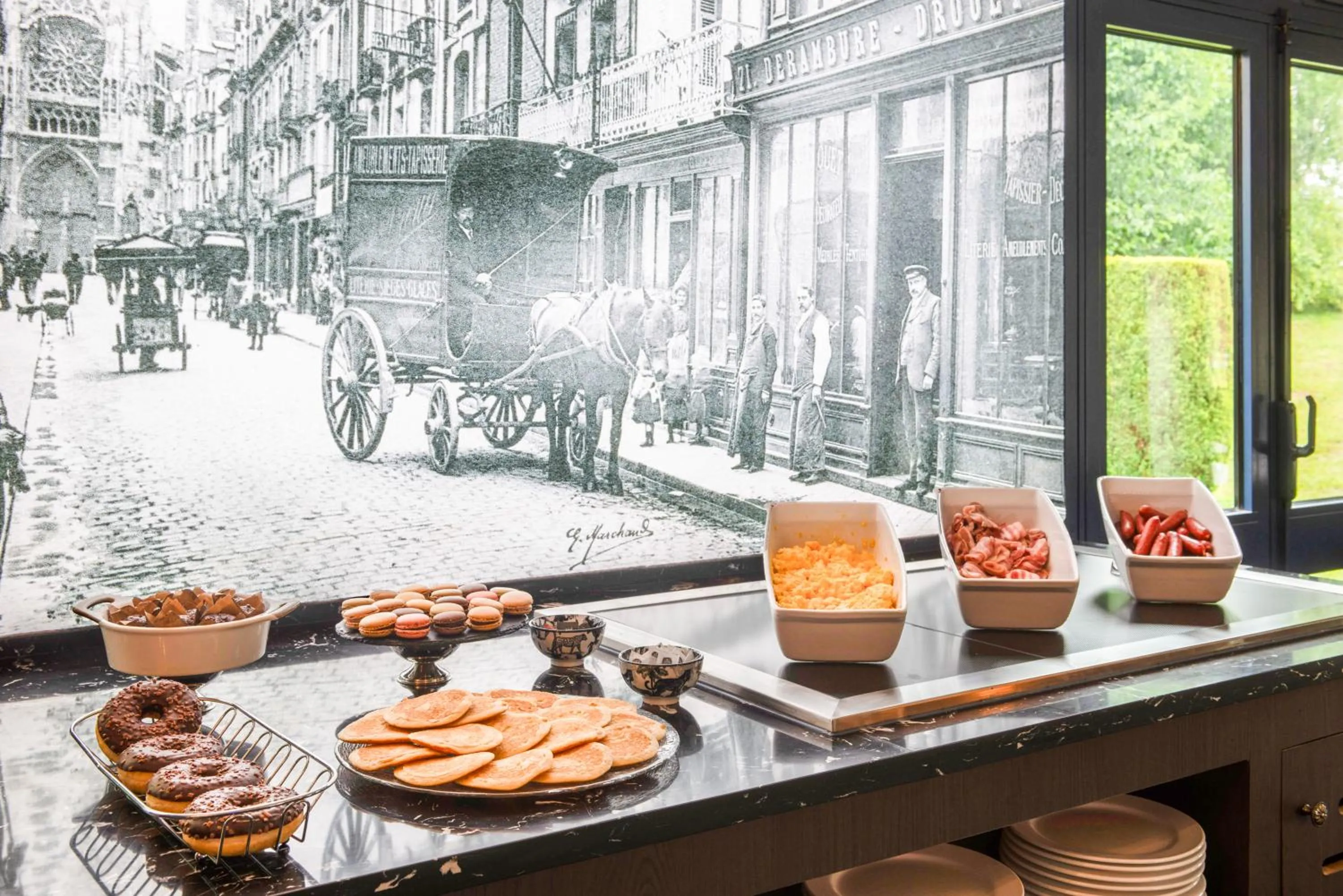 Breakfast in Hôtel Kyriad Dieppe