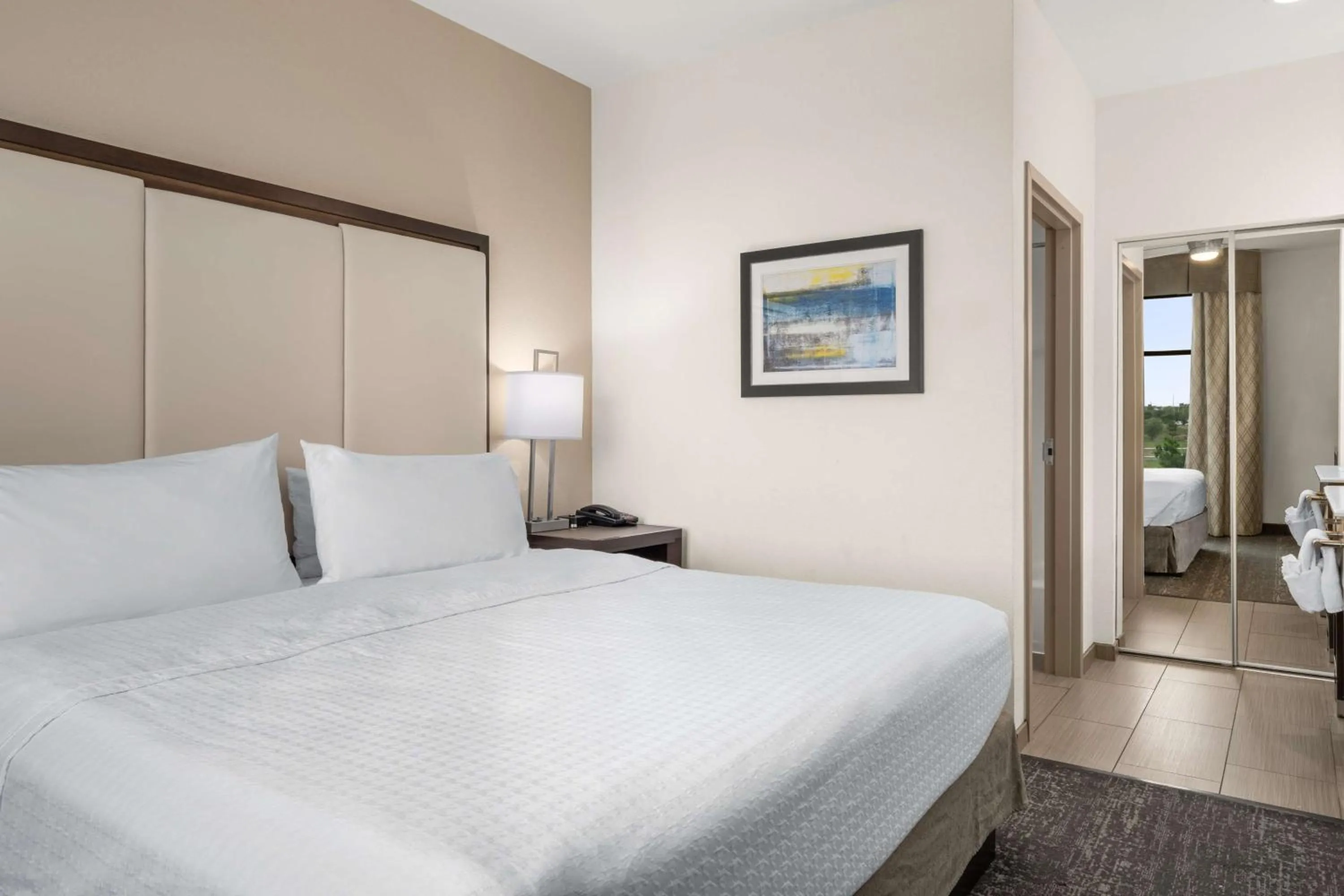 Bed in Homewood Suites By Hilton San Marcos