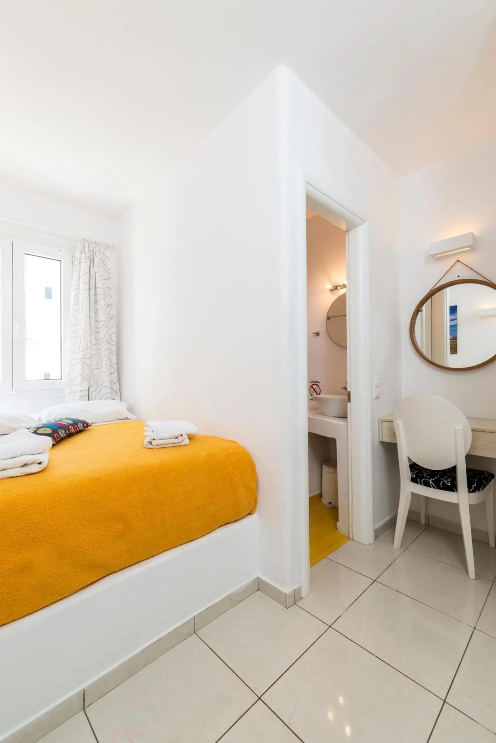 Bed in Artemoula's Studios