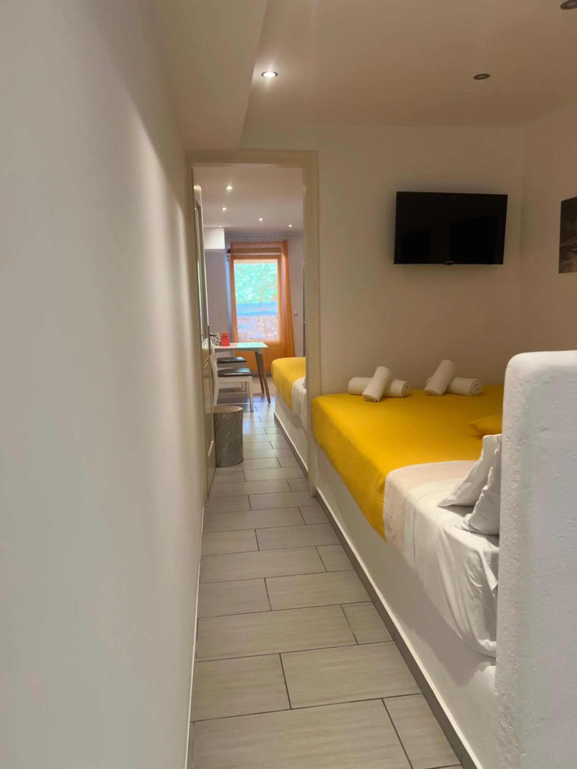 Bed in Artemoula's Studios