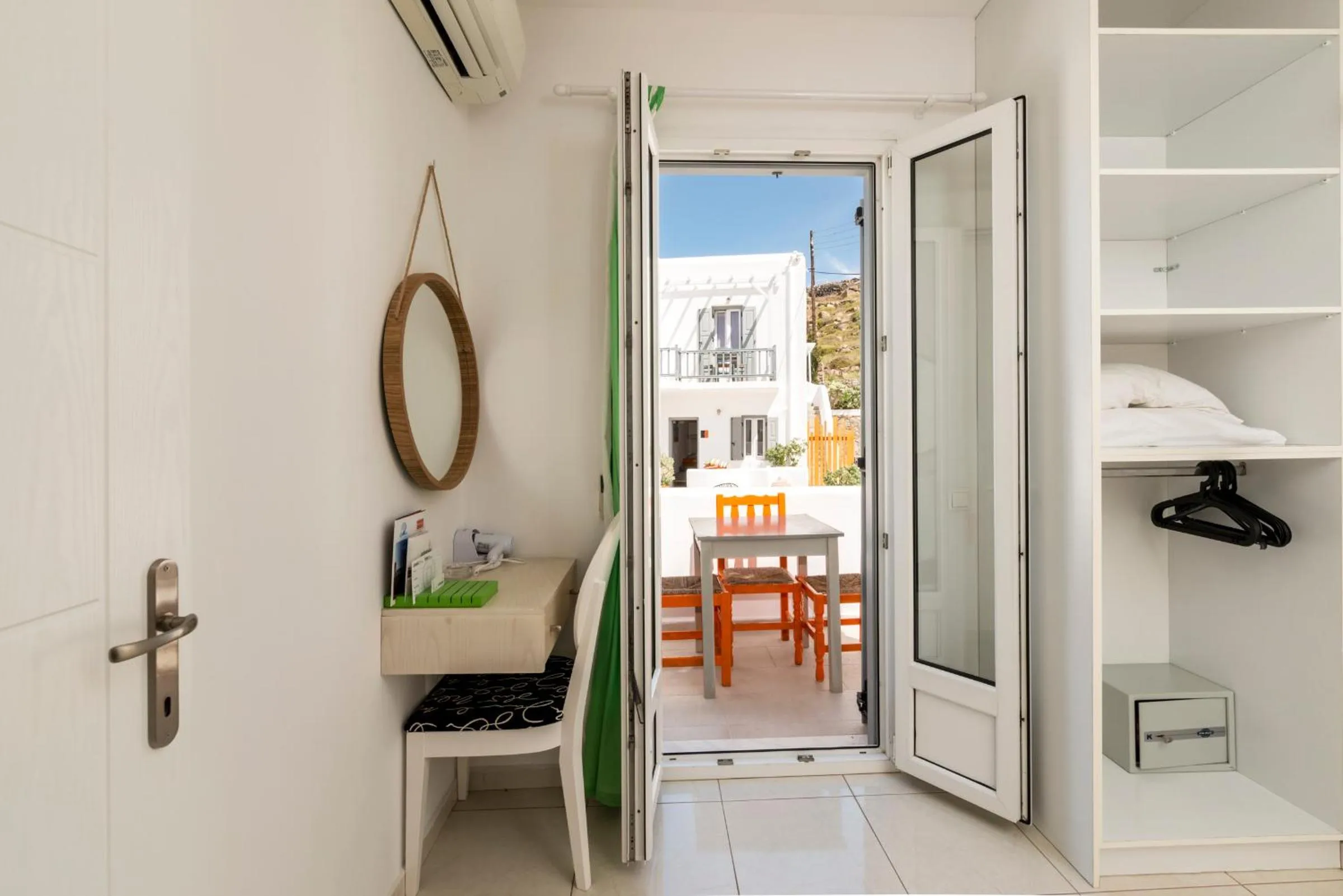 Pool view in Artemoula's Studios