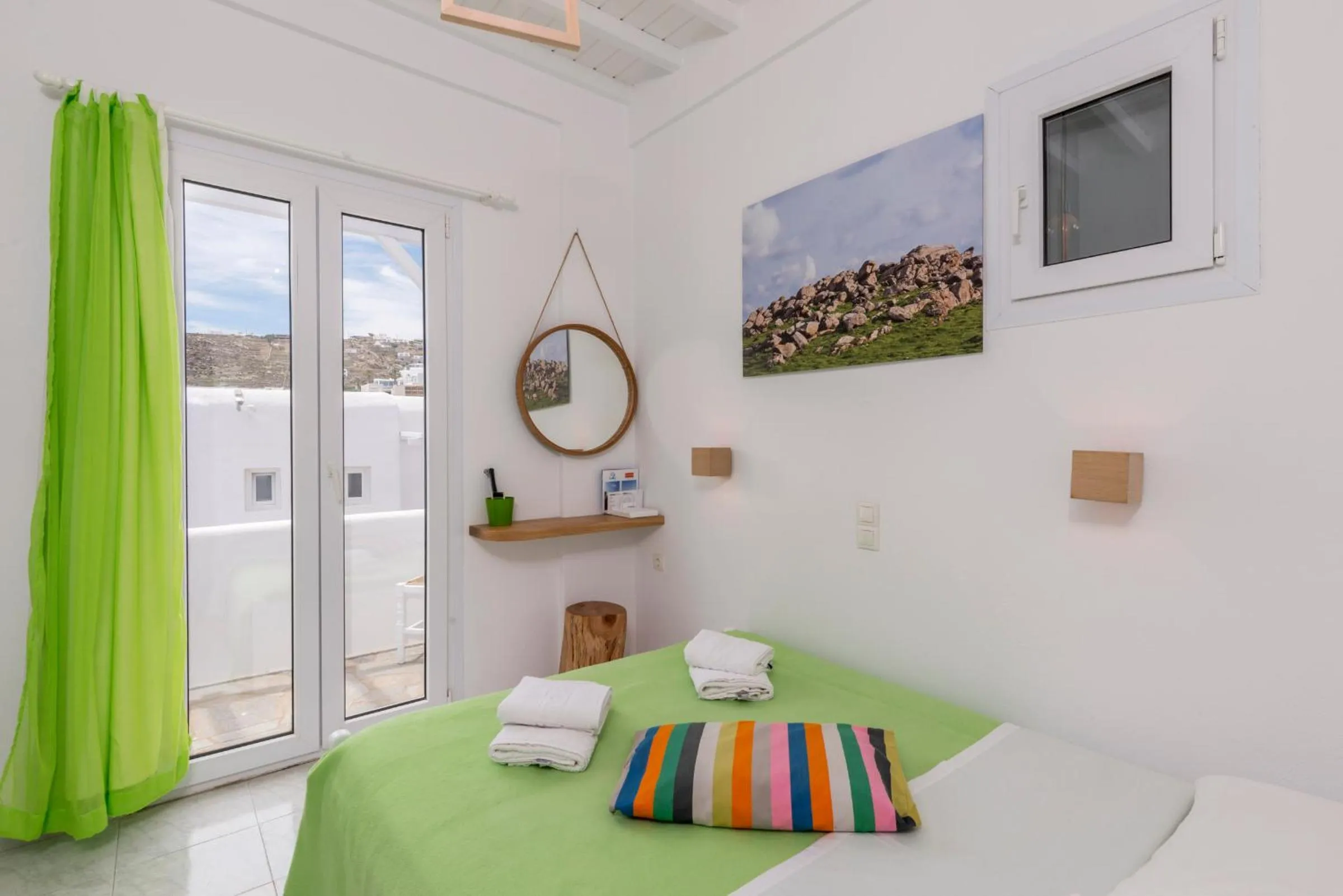 Bedroom, Bed in Artemoula's Studios