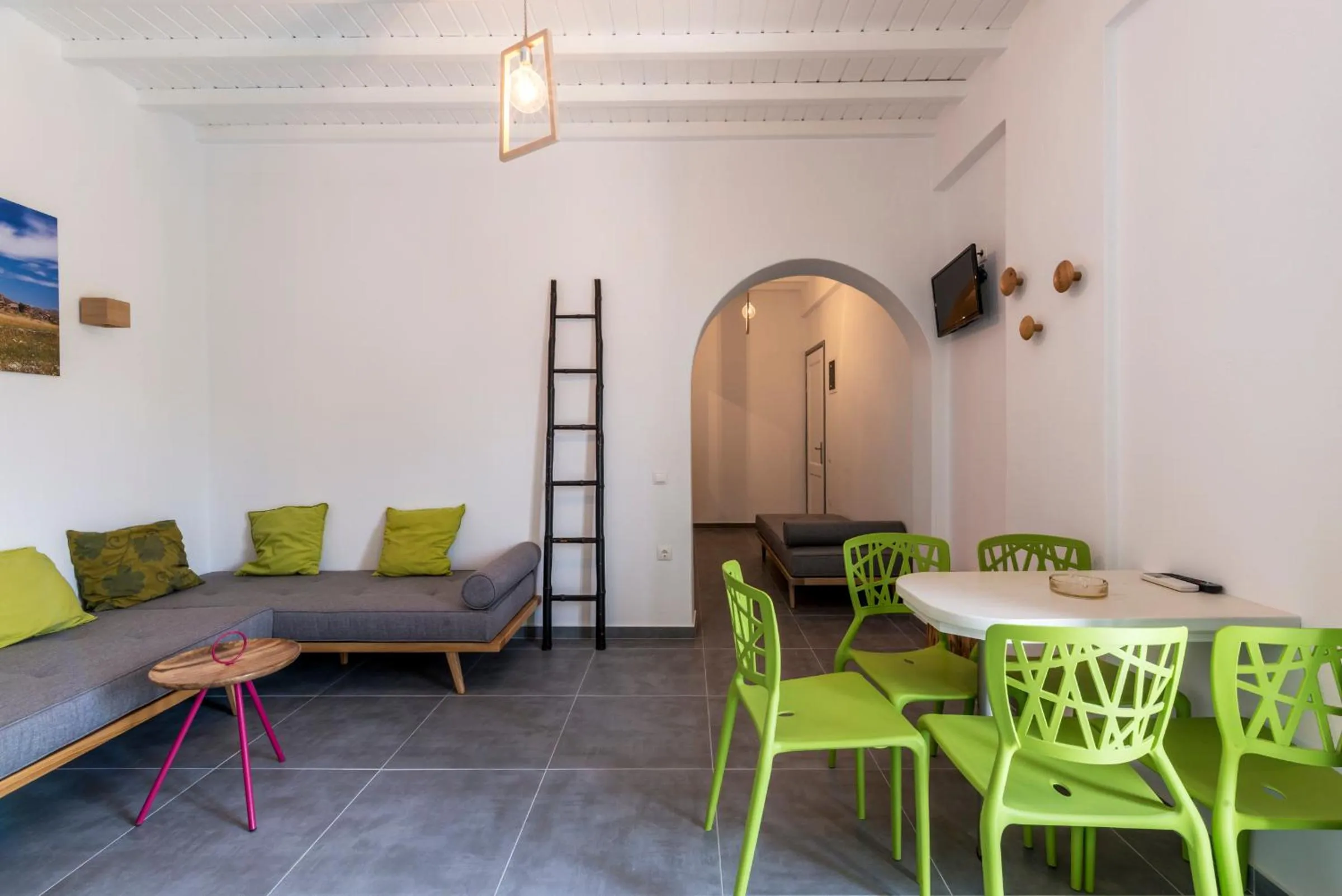 Dining area in Artemoula's Studios